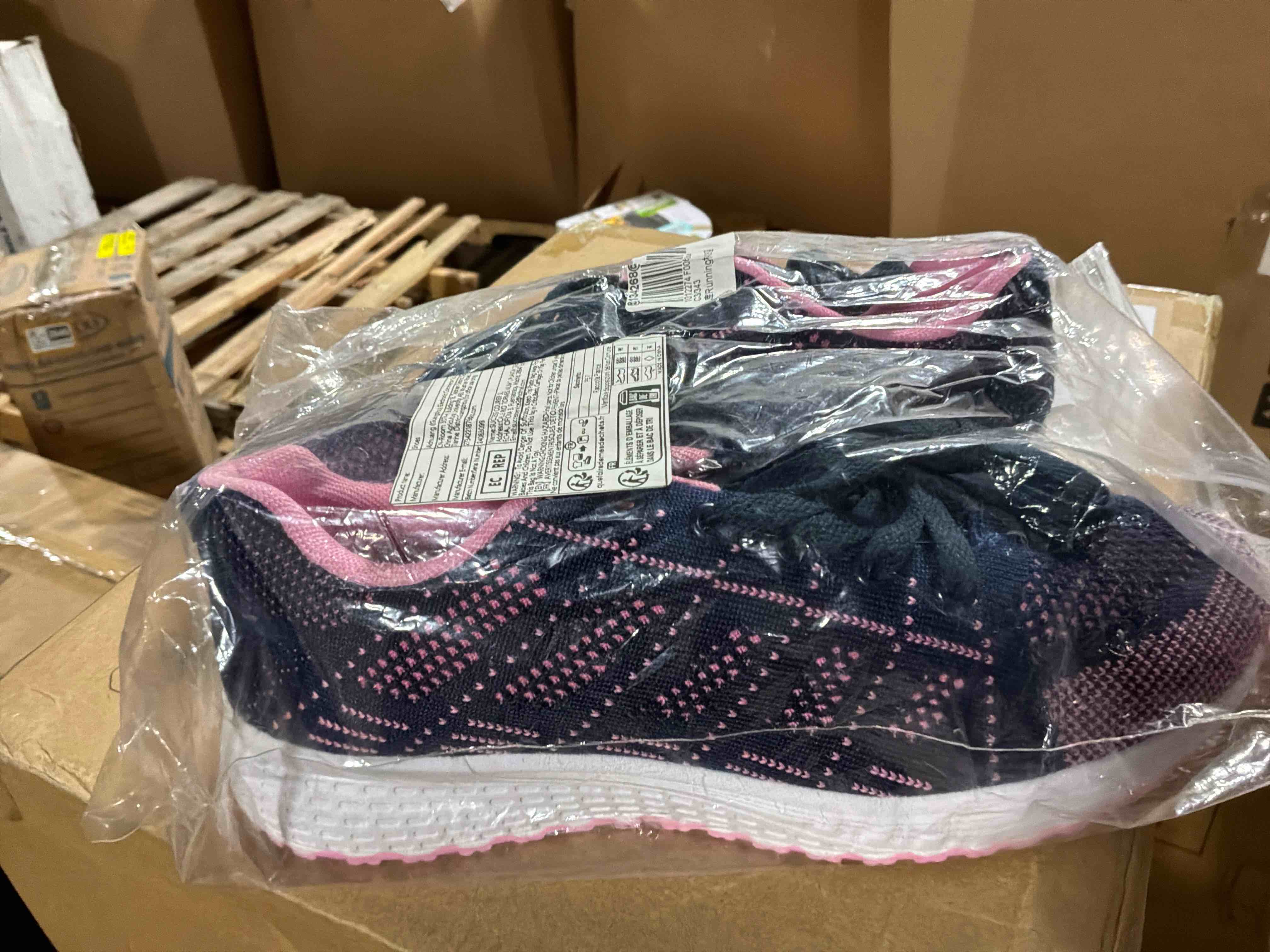 Condition photo showing New/Like New for blshaoj walking air sneakers for women 39 arch support platform lace up flat heel solid color soft sole round toe fly woven casual shoes comfortable dressy breathable girl running mesh sport shoe
