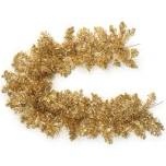 martha Stewart 6’ pre-lit champagne tinsel garland