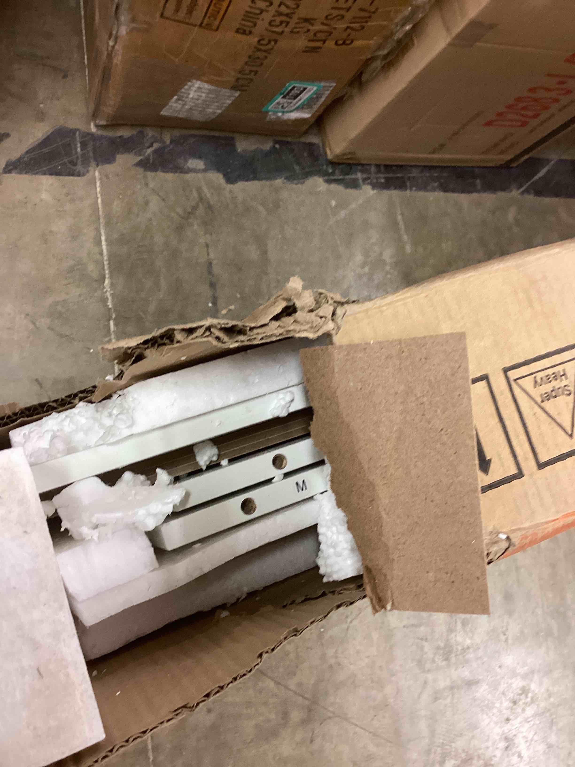 Condition photo showing Good Condition for closet system with 3-drawers,2 hanging rods and corner towel 