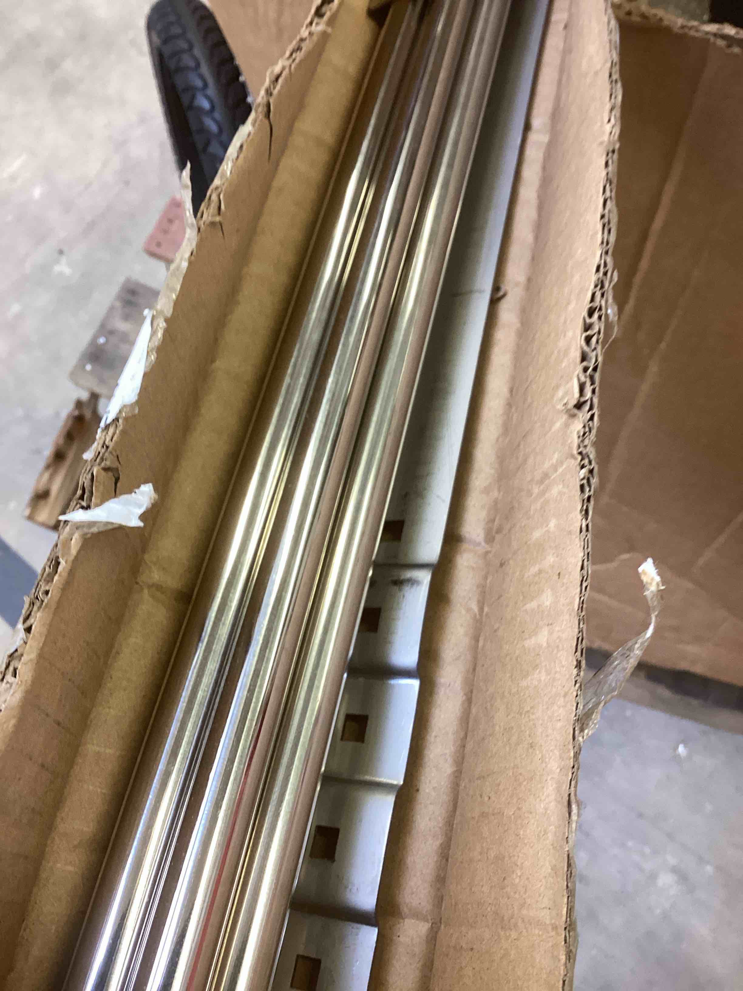 Condition photo showing As Is for 2025 update silver plated high-end ebusin 10" extended roof bracket supports chimney stove pipe for duravent triple wall 6" i.d,suitable for all outer diameters of 10", stability against wind & snow