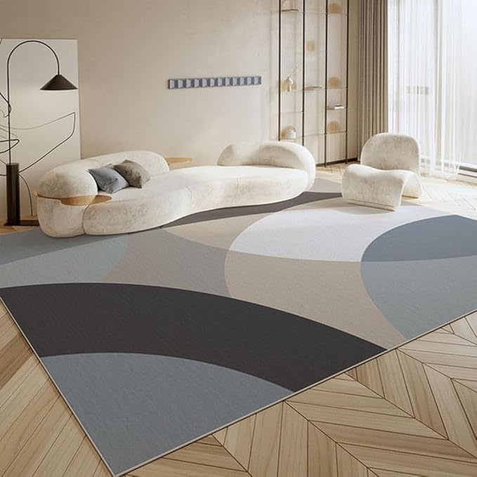 Modern Light Luxury Living Room Decoration Large Area Carpet Studio Lounge Rug Non-Slip Rugs for Bedroom Home Decor Entrance Mat