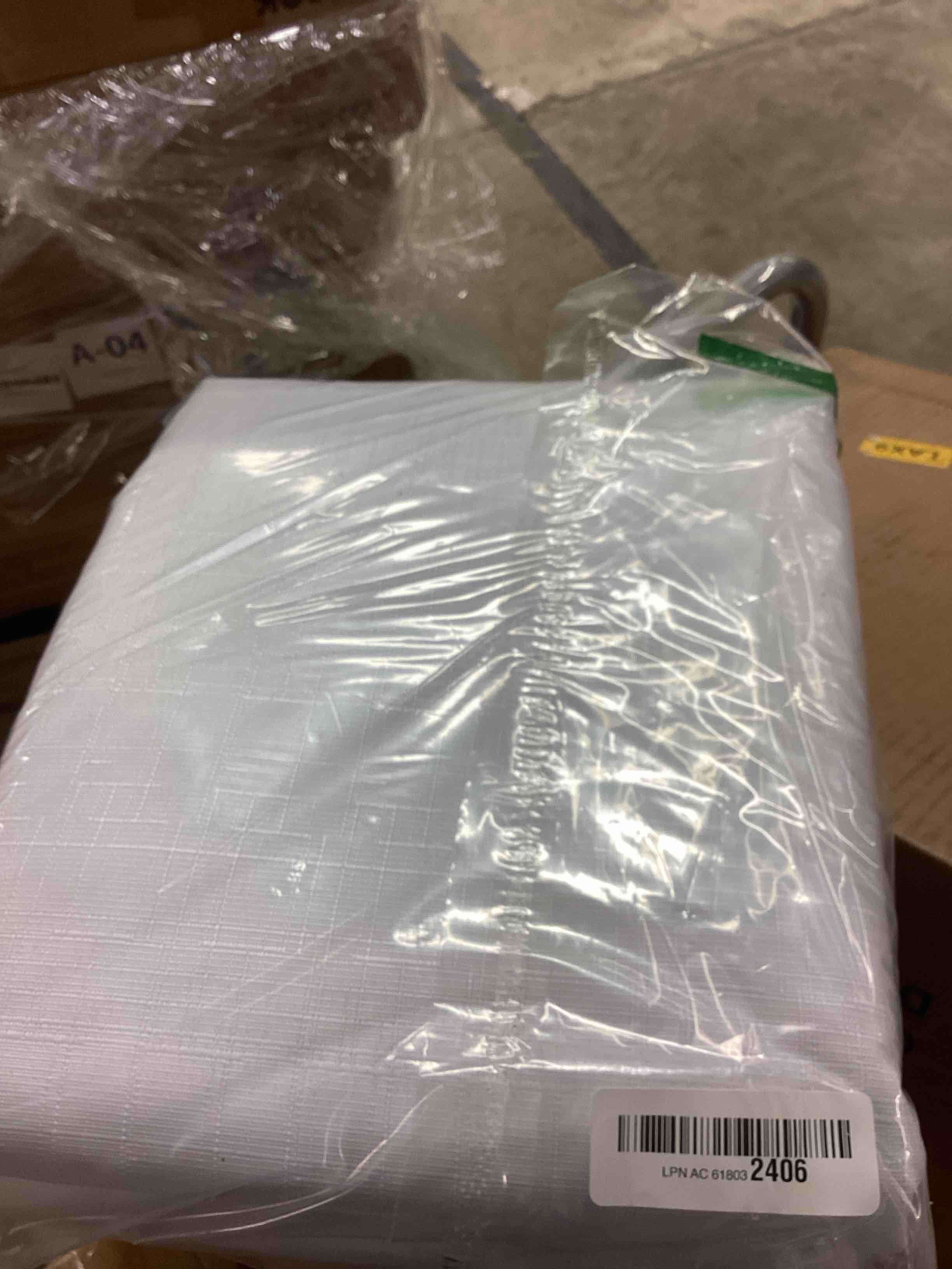 Condition photo showing New/Like New for diraysid 100% blackout white curtains linen curtains for bedroom grommet thermal insulated room darkening drapes (2 panels, w52 x l84 inch) 52"w x 84"l (pack of 2) white