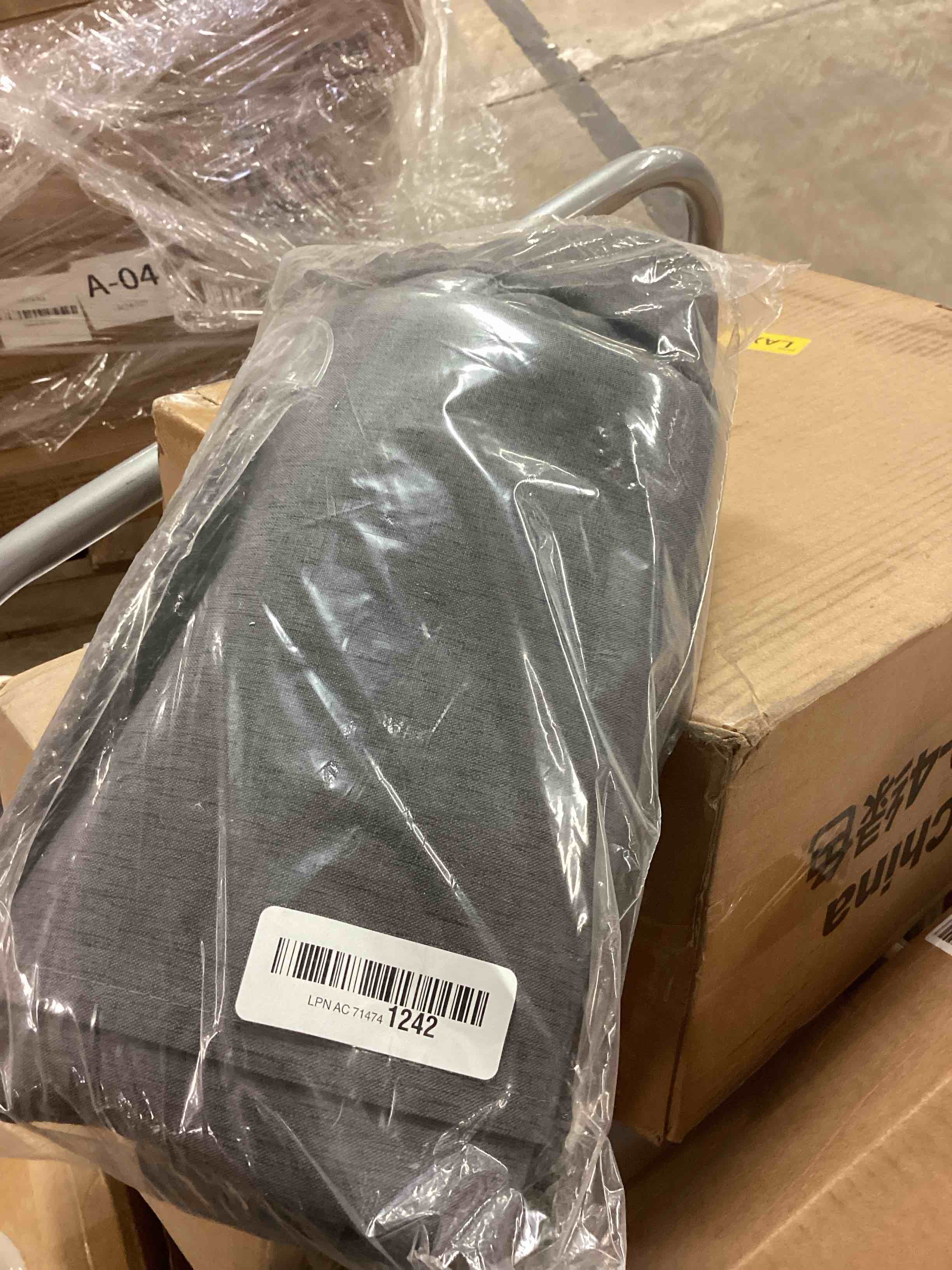 Condition photo showing New/Like New for anroduo extra long linen shower curtain, 108 inch long heavy duty fabric shower curtain set with 12 metal hooks, waterproof decor machine washable for bathroom bathtub hotel, 72 x 108, dark grey dark grey 72"w x 108"l (pack of 1)