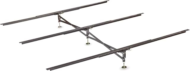 Kings Brand Metal Adjustable Bed Frame Center Support System, Twin/Full/Queen