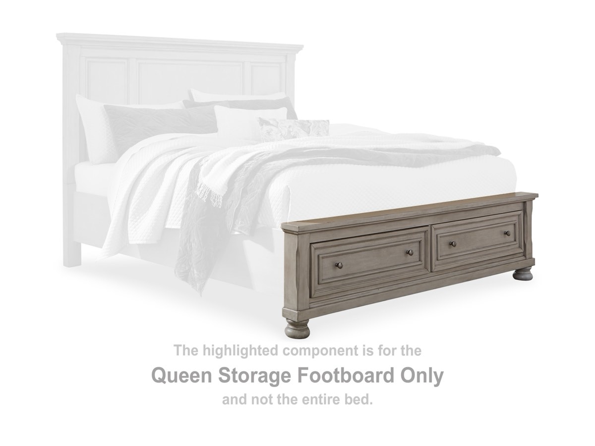 Lettner Queen Storage Footboard (only Footboard) 