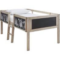 B081-62 Ashley Furniture Wrenalyn Twin Loft Bed Frame (incomplete only 1 box) 
