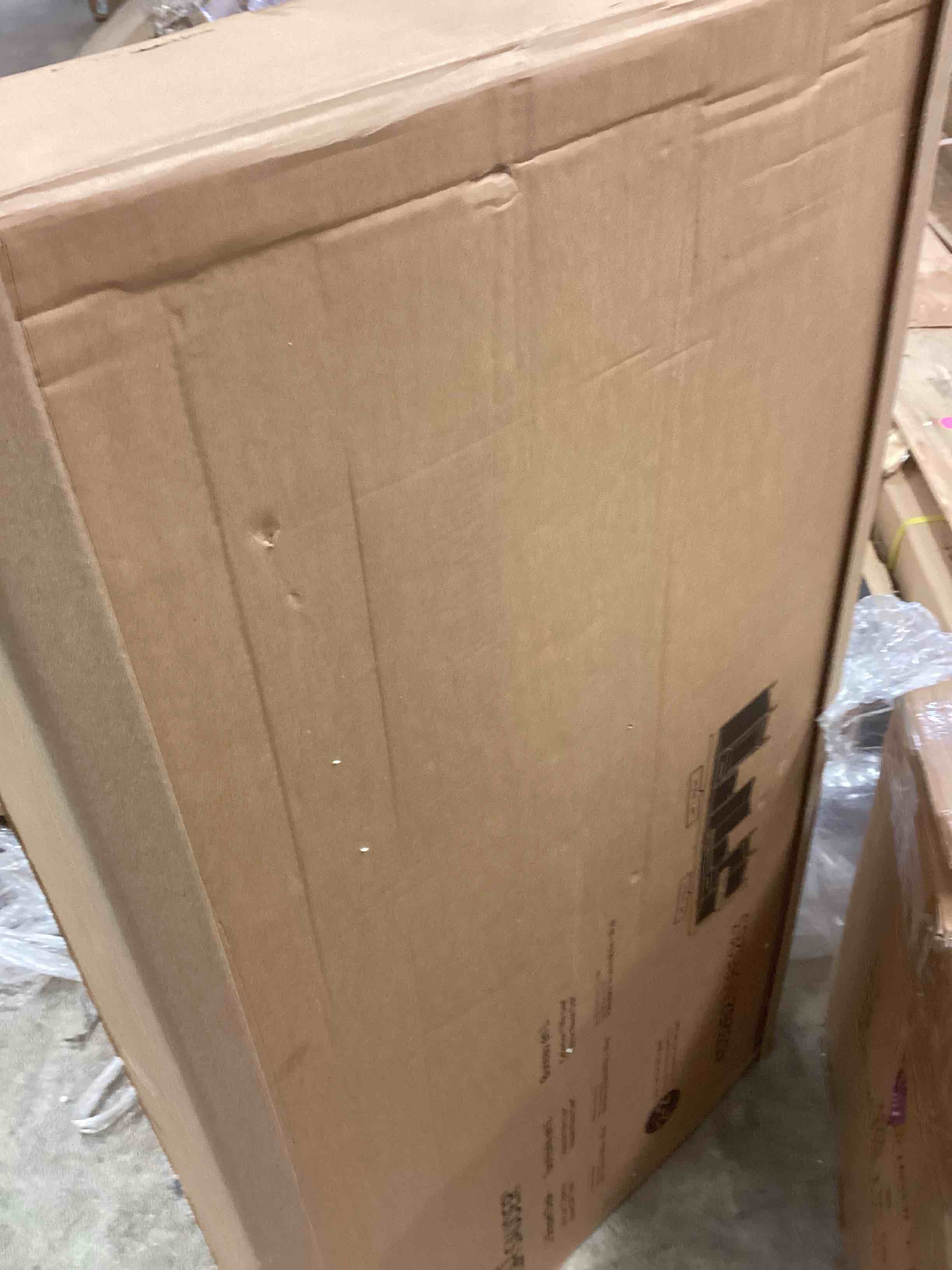 Condition photo showing Good Condition for sauder tiffin line coastal engineered wood l-desk in raven oak ( incomplete one box of two only)