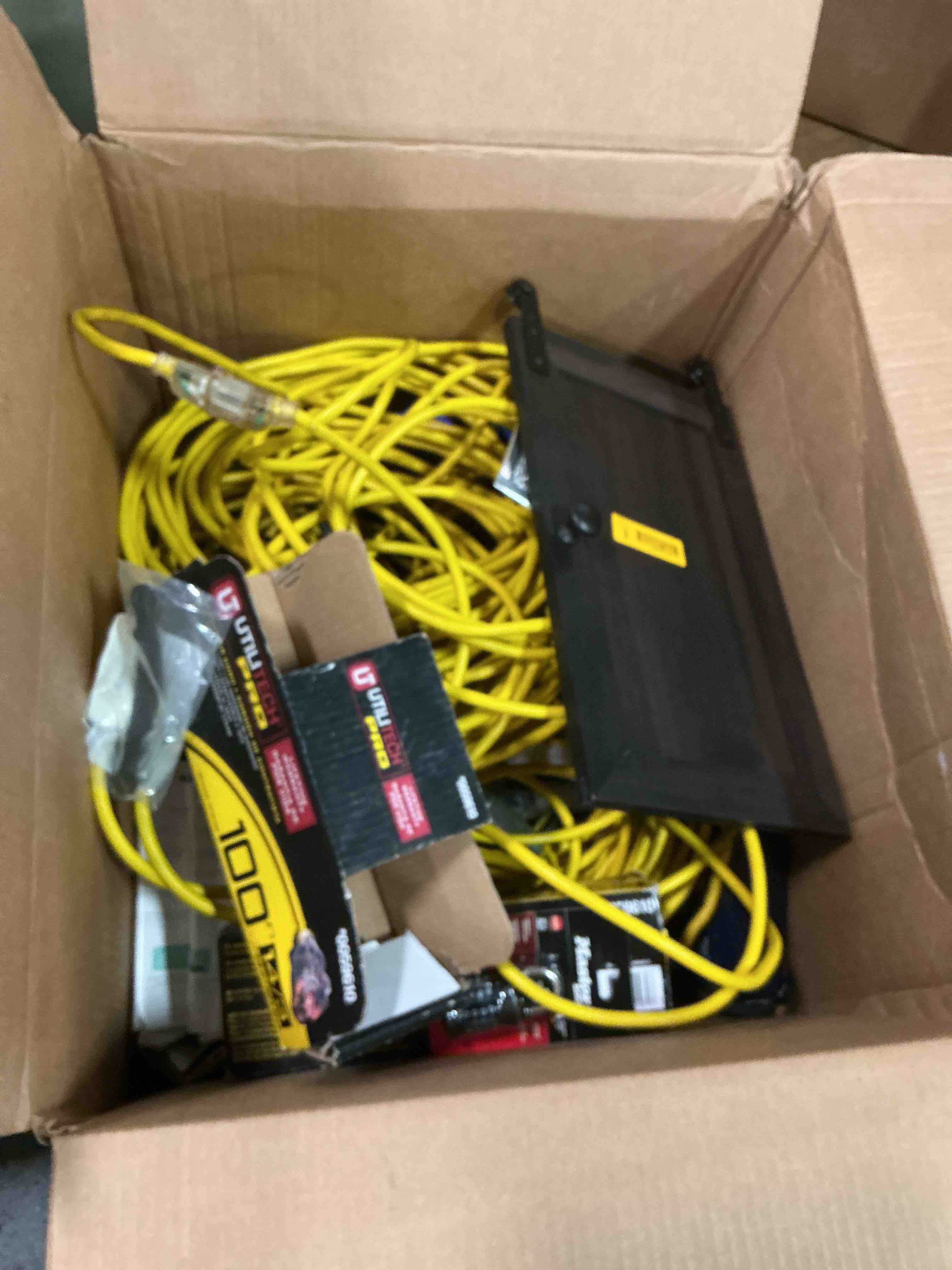 Condition photo showing As Is for Assorted Home Improvement Lot (Small Tools, Screw, Home Accessories, etc.)