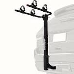 retrospec lenox 2-5 - bike hitch rack for cars, trucks, suvs with 2” hitch | foldable steel frame with anti-rattle adapter, tie down cradles and straps - fits most frames