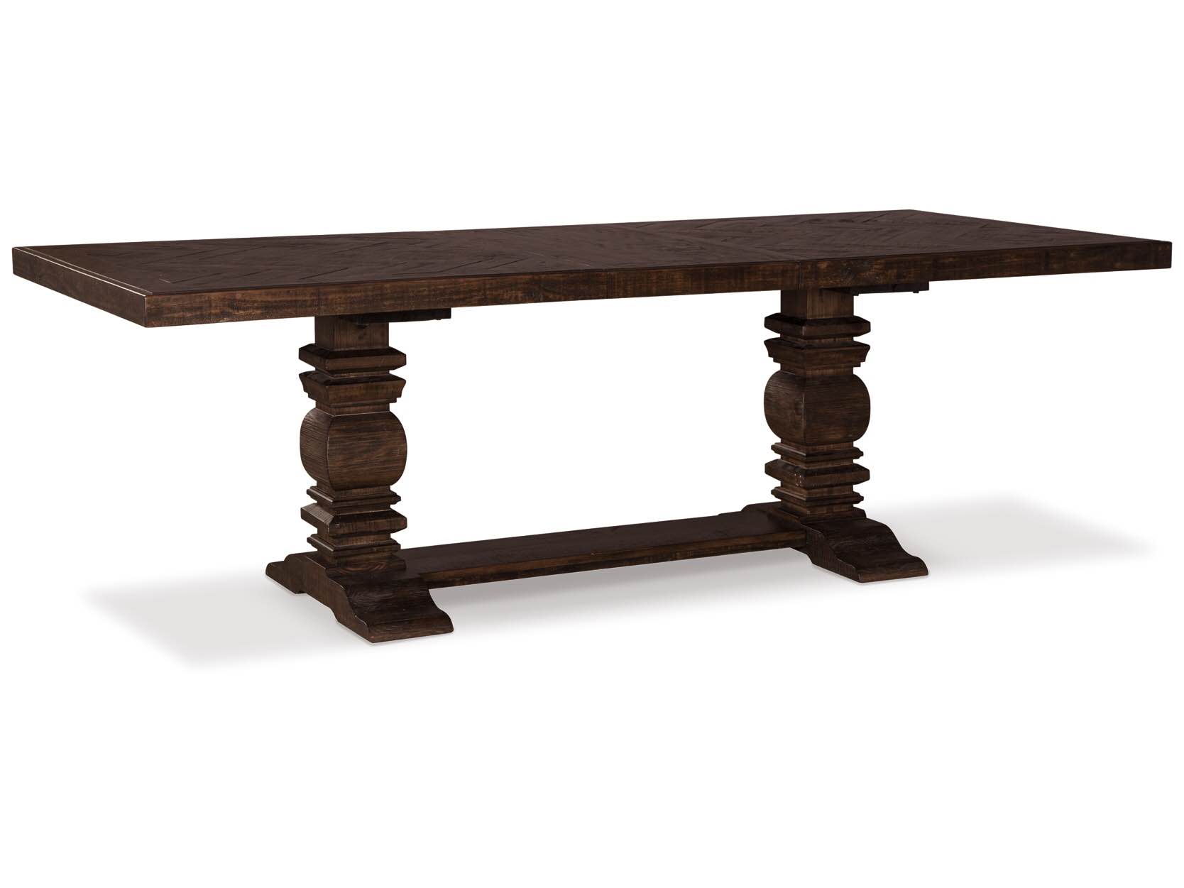 D798-55b Hillcott Rectangular Dining Room Extension Table Base