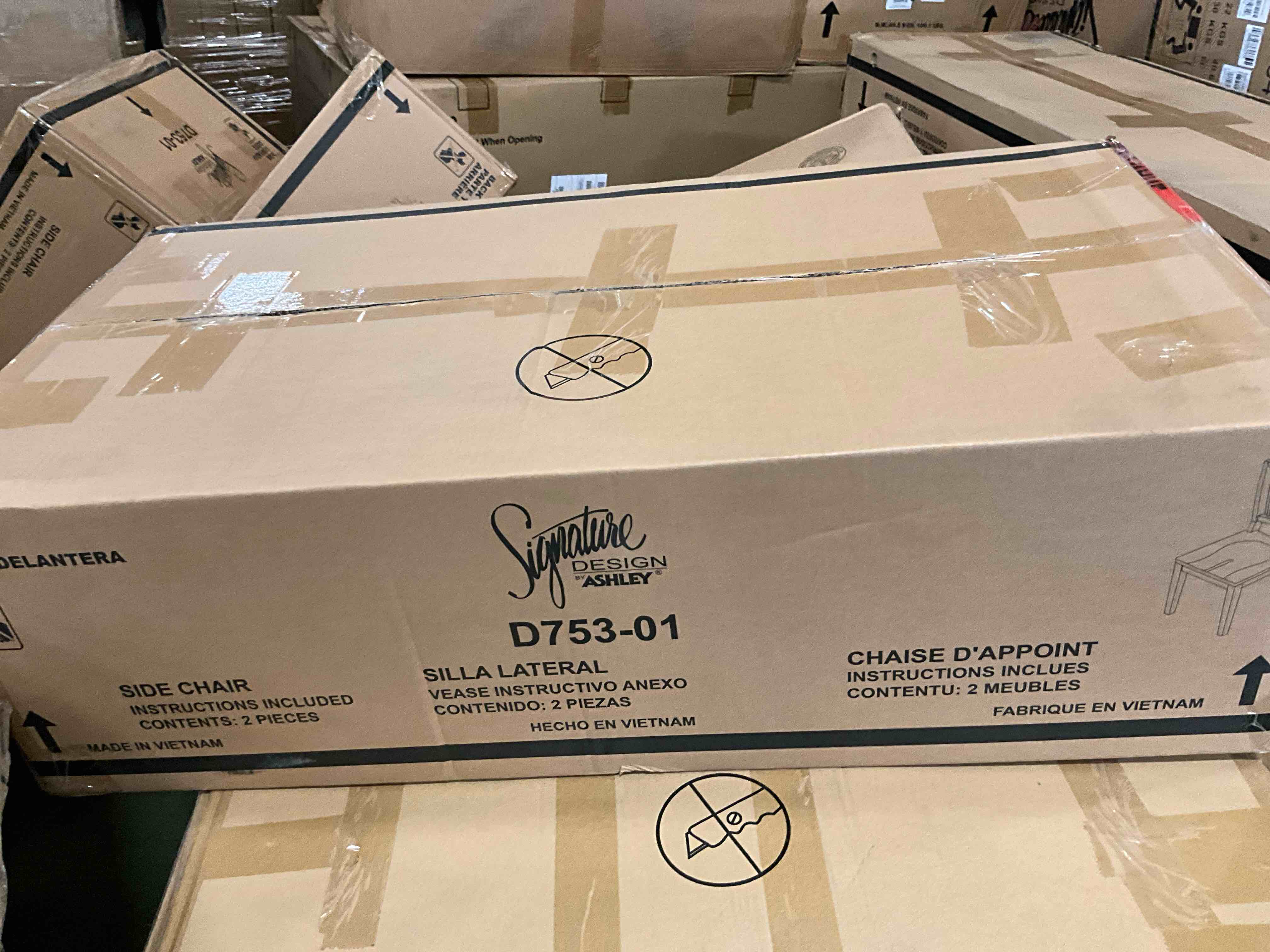 Condition photo showing New/Like New for charterton dining chair, 2pcs