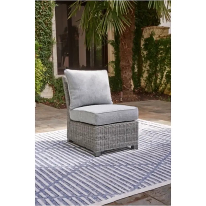 set of 2 naples beach armless chair