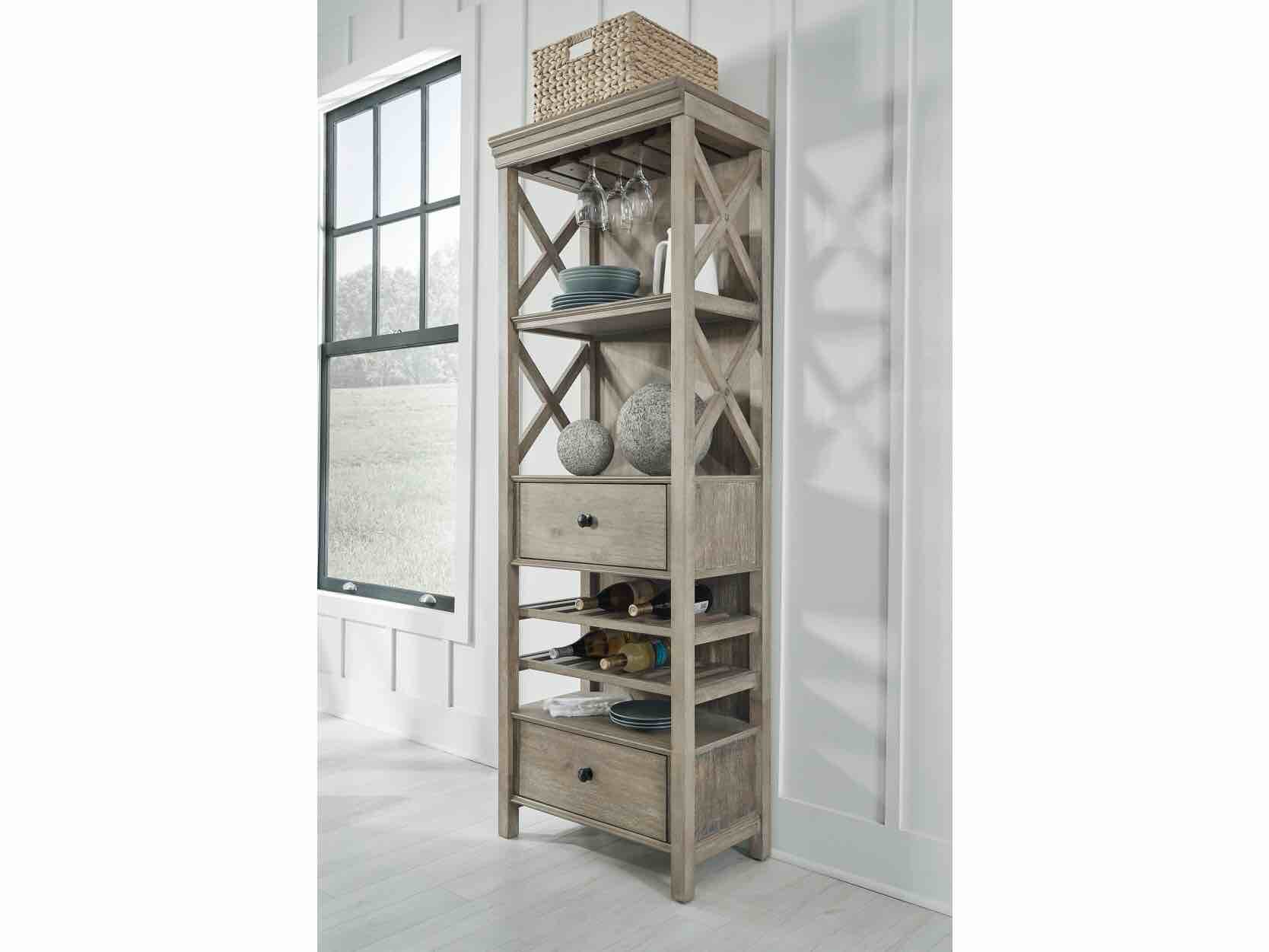 moreshire collection d799-76 display cabinet in bisque