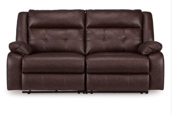 Punch Up Walnut Power Reclining Loveseat