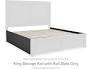 B989-97 Ashley Furniture Foyland King Storage Rail With Roll Slats
