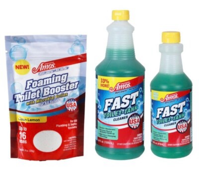 professor amos fast toilet &tank cleaning solution kit