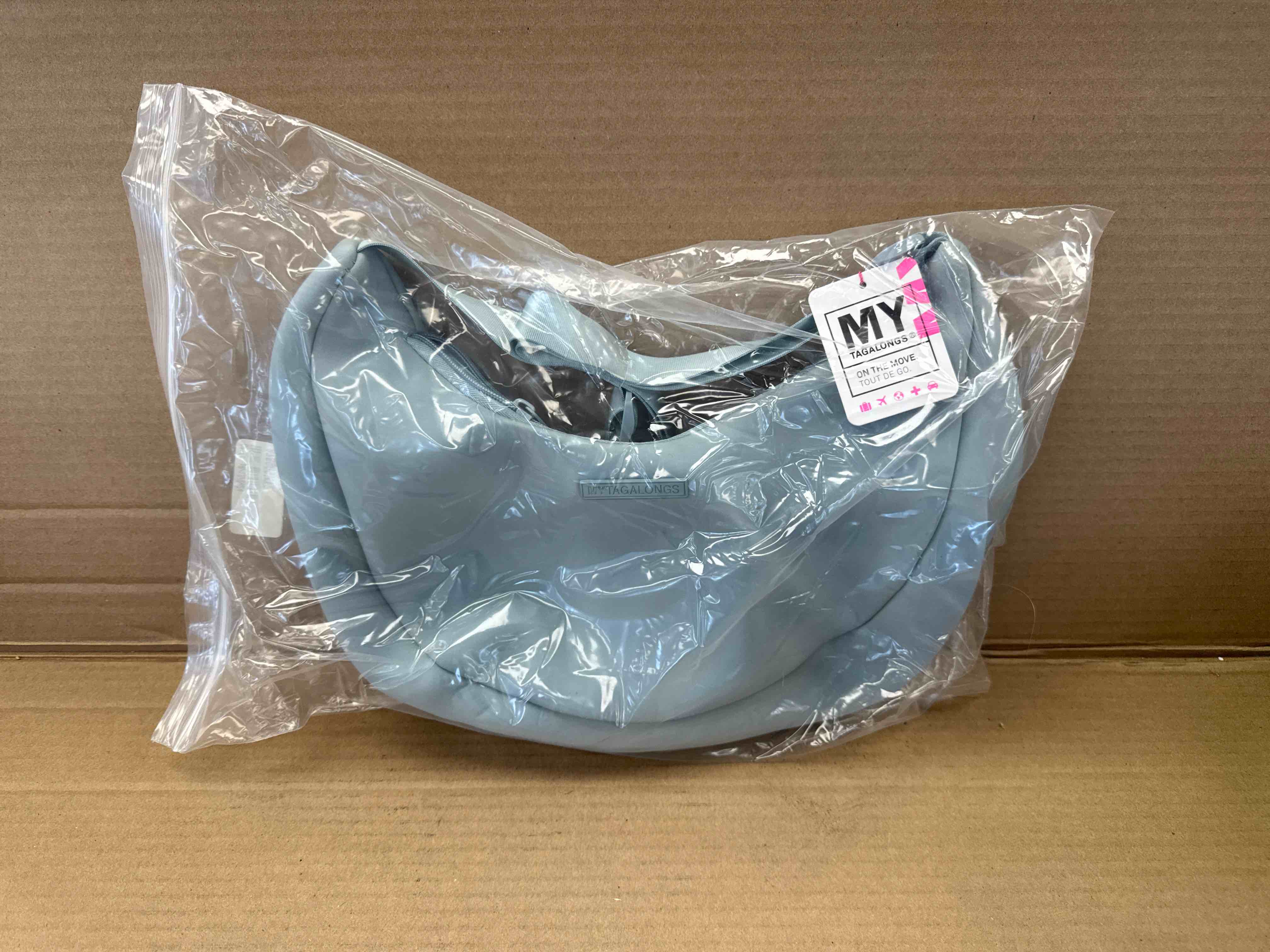 Condition photo showing New/Like New for my tagalongs the crescent crossbody galactic ice