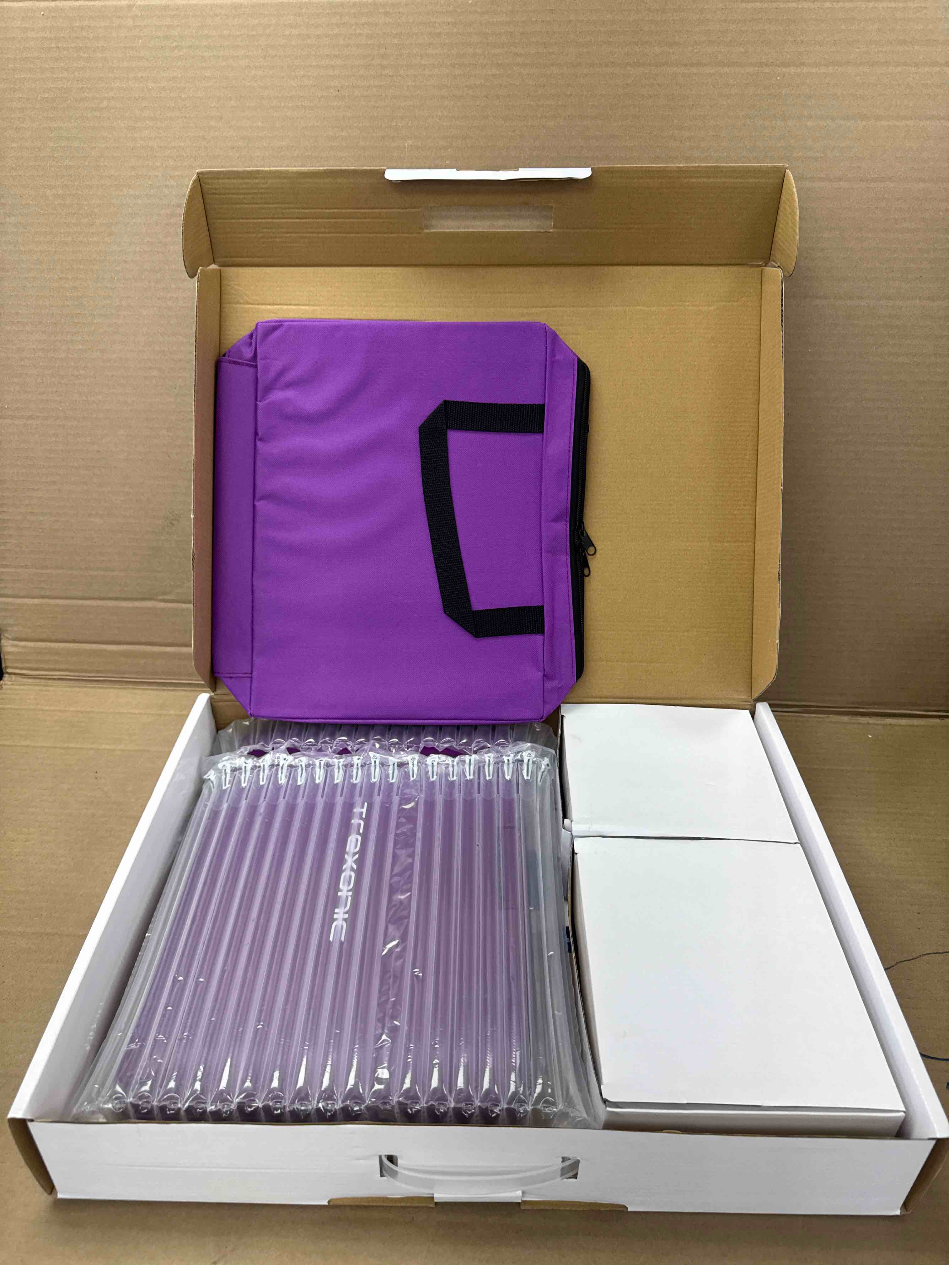 Condition photo showing New/Like New for trexonic 13.3  portable dvd player with usb/hd/av inputs  purple
