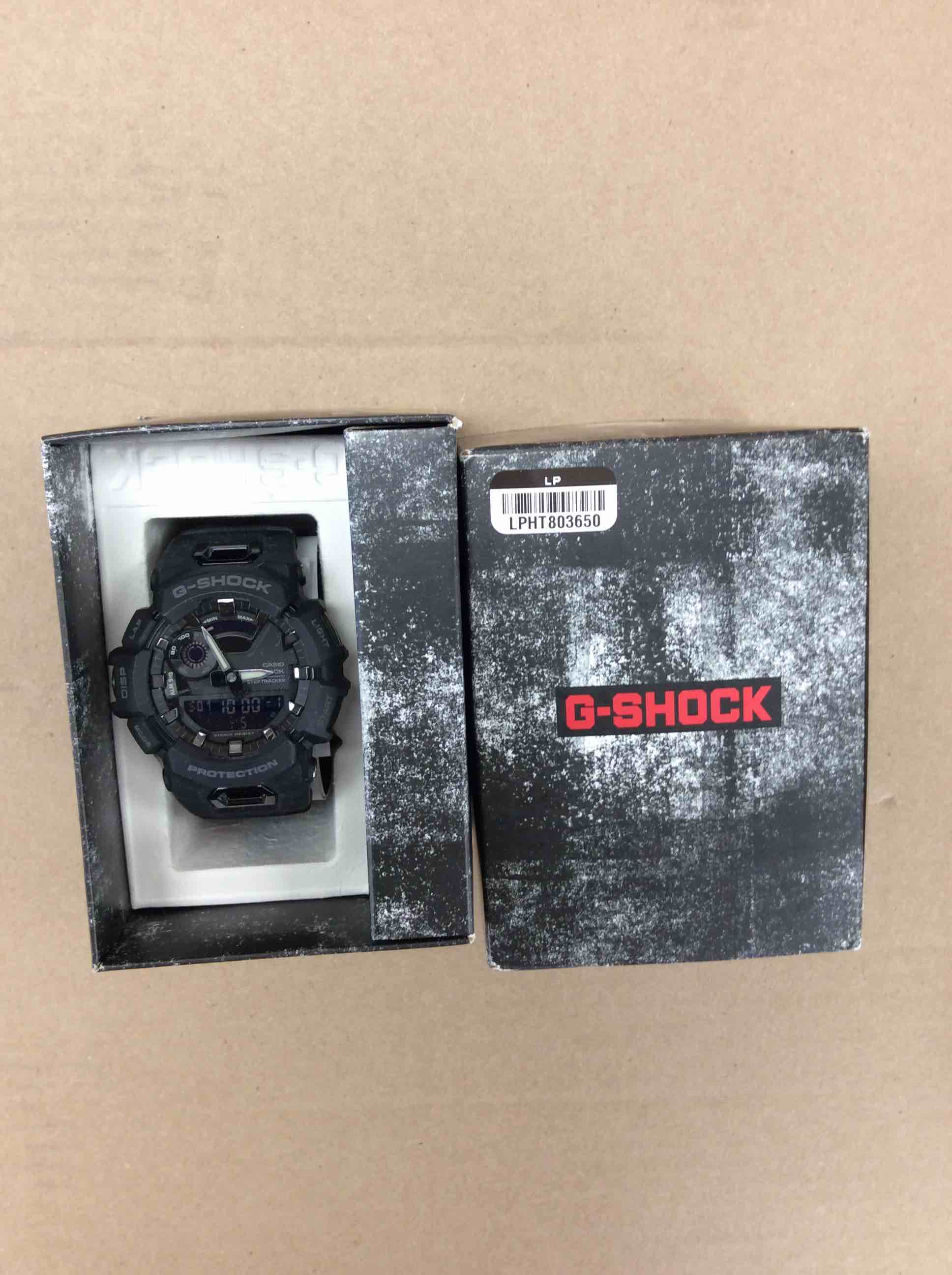Condition photo showing New/Like New for casio - men's g-shock analog-digital step tracker with bluetooth mobile link 49mm watch - black
