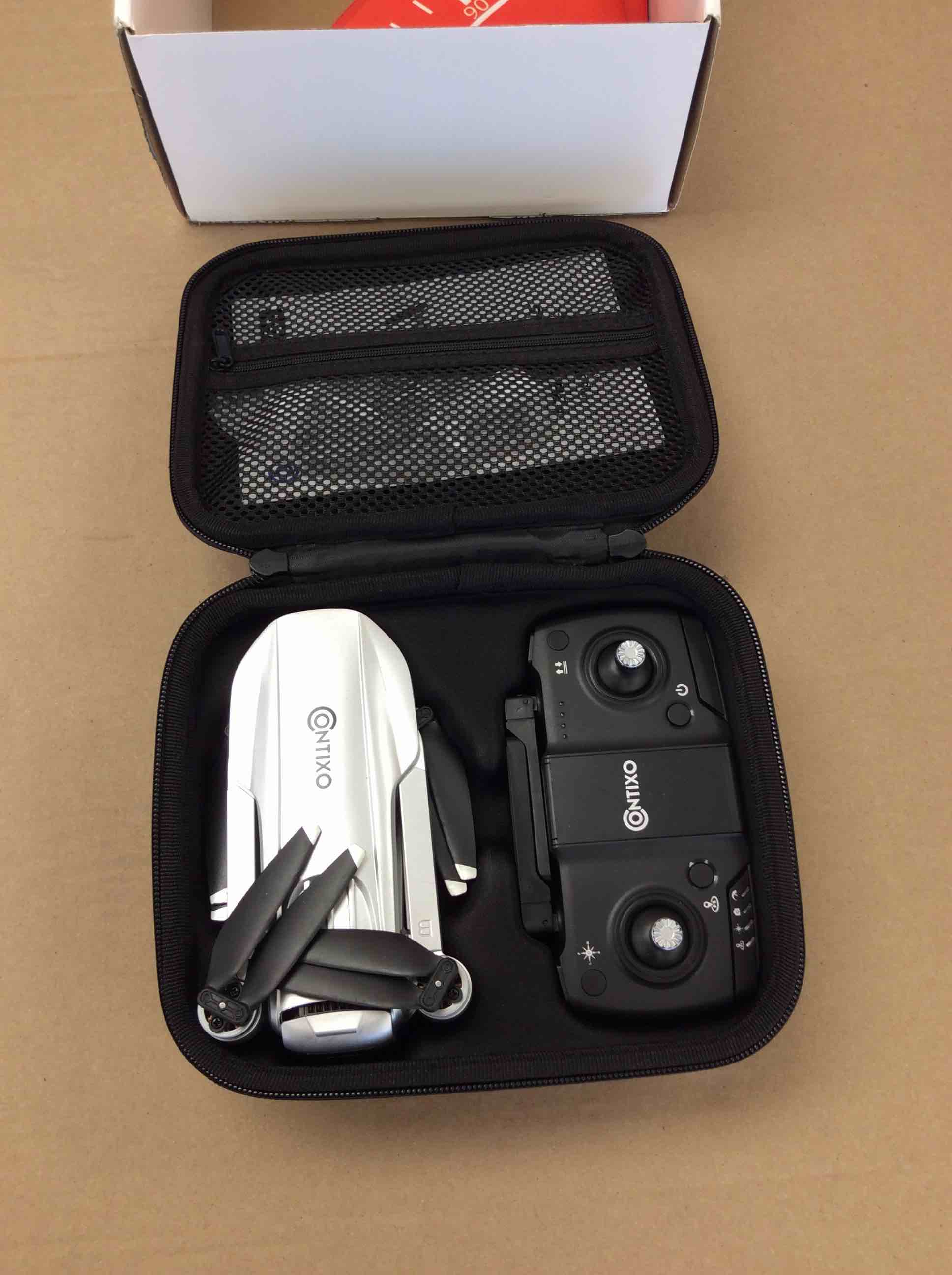 Condition photo showing New/Like New for contixo - f28 gps drone with remote controller - silver