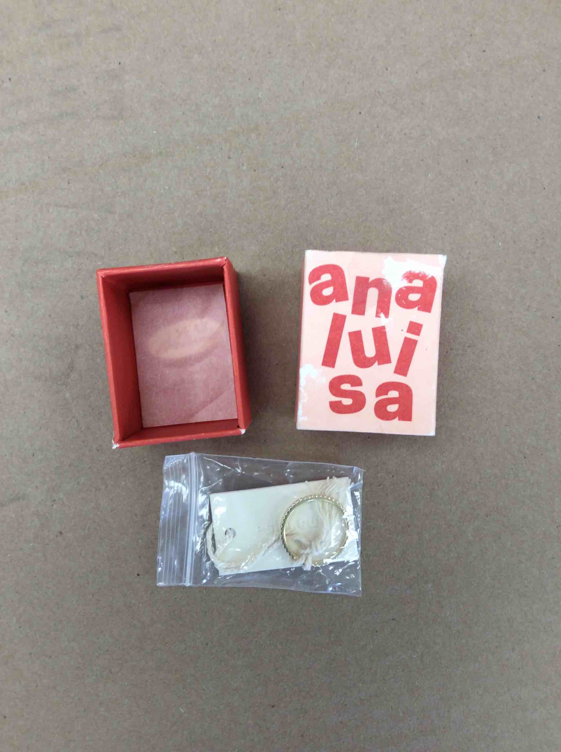 Condition photo showing New/Like New for ana luisa eternity ring - celine size 8 