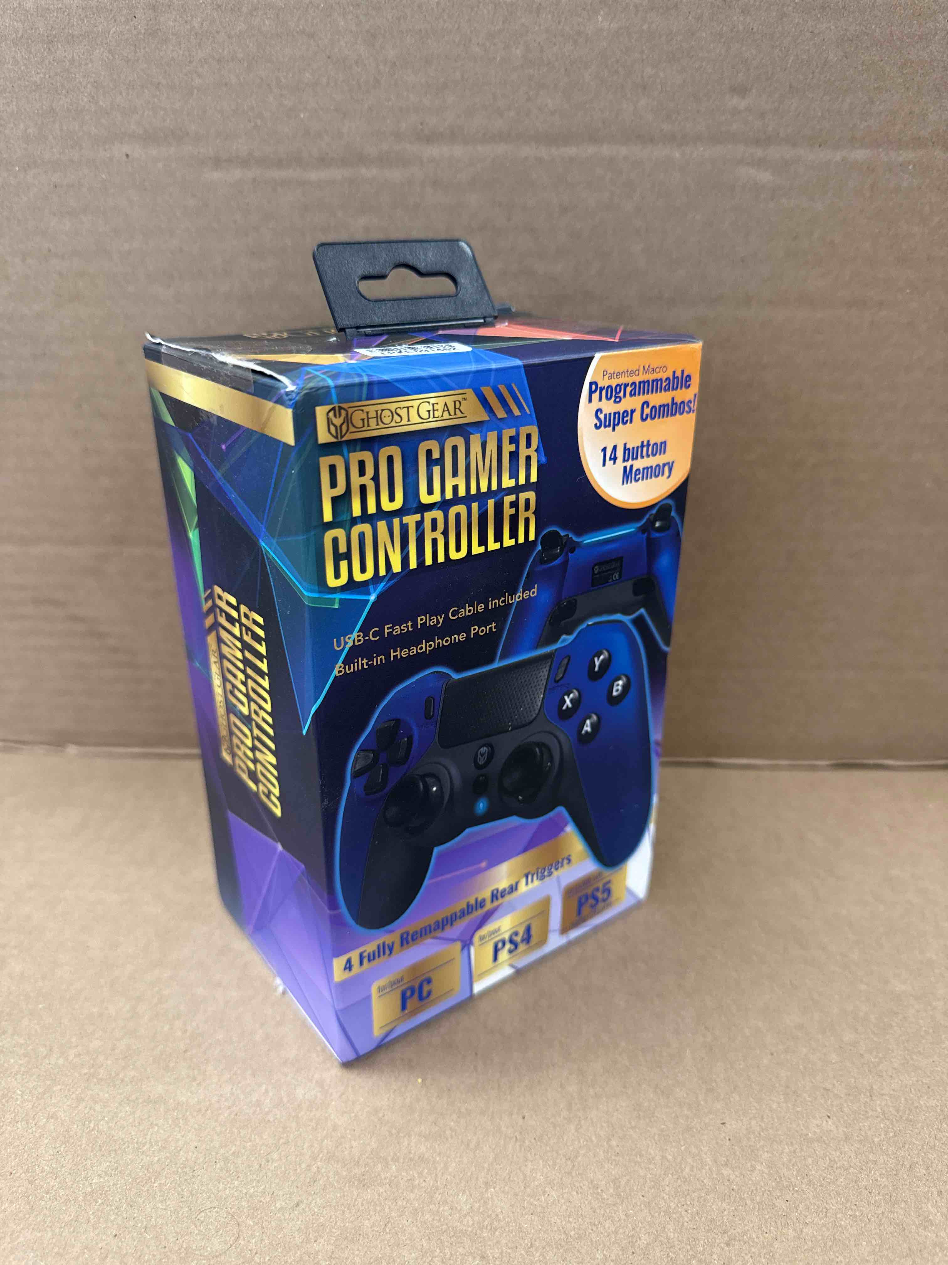 Condition photo showing New/Like New for next gen pro controller [blue] [ps4/ps5] (ghost gear)