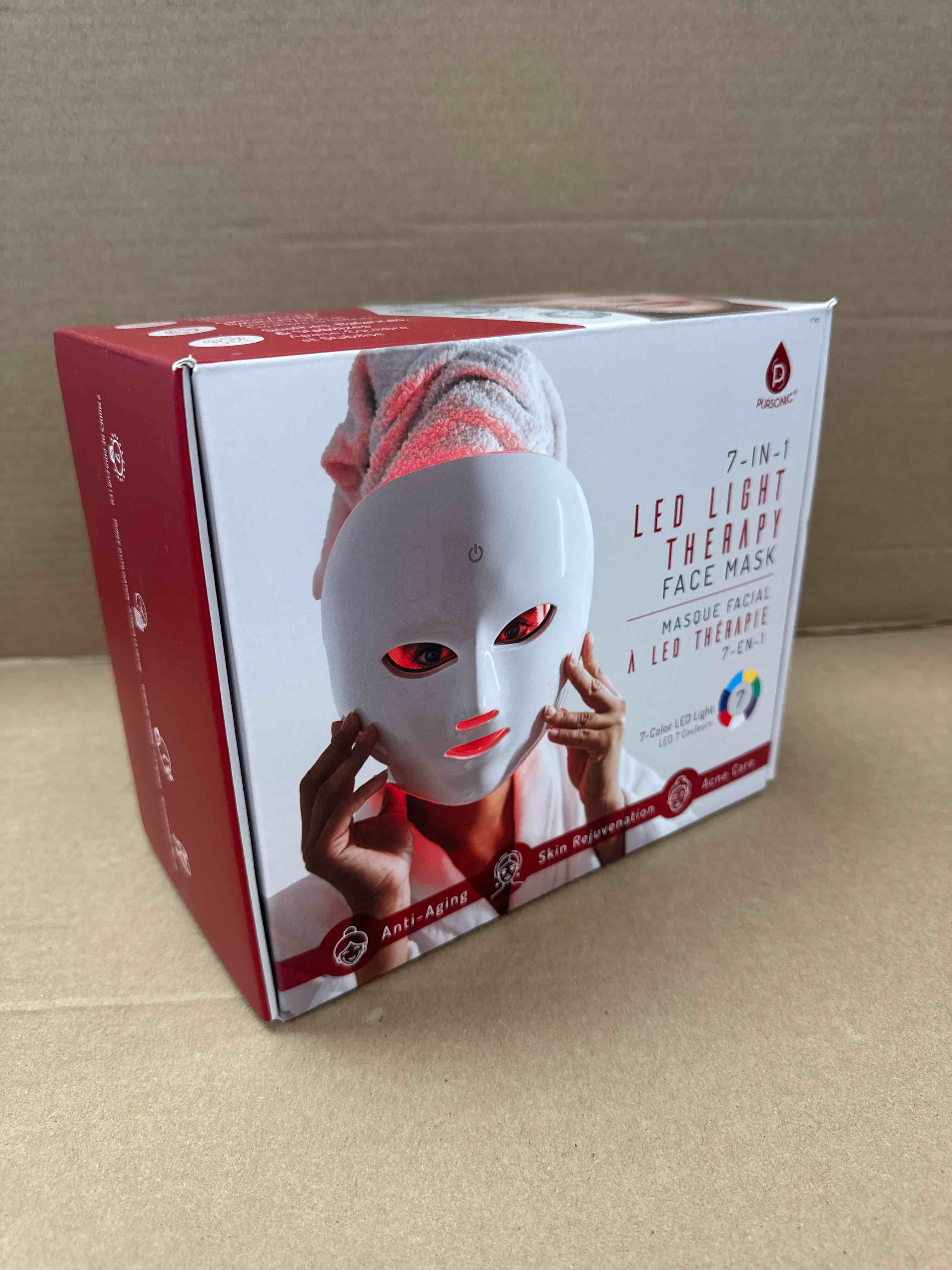 Condition photo showing New/Like New for 7-in-1 led light therapy face mask – advanced skincare at home!