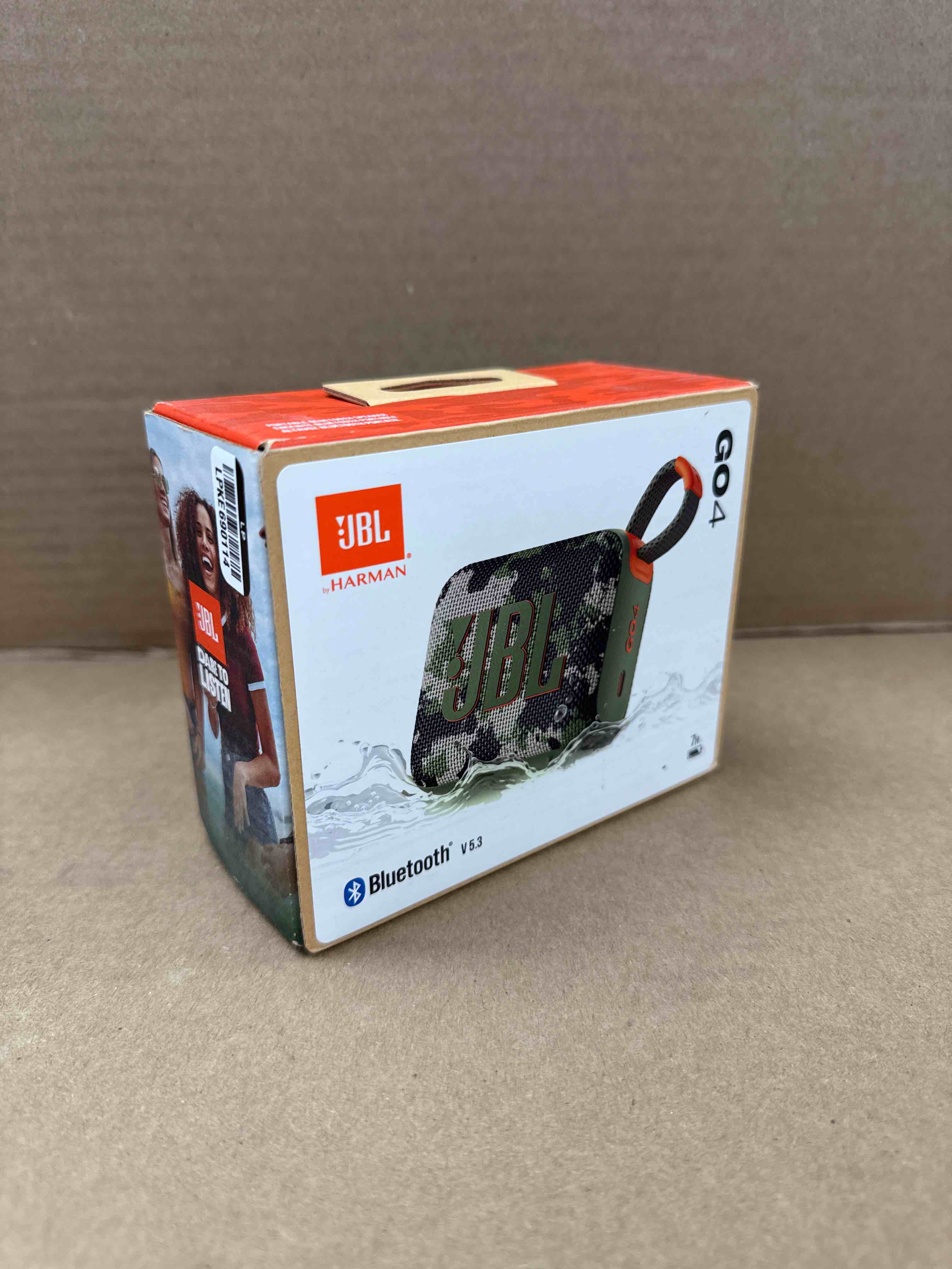 Condition photo showing New/Like New for jbl go4 bluetooth wireless speaker - squad: waterproof usb-c portable speaker
