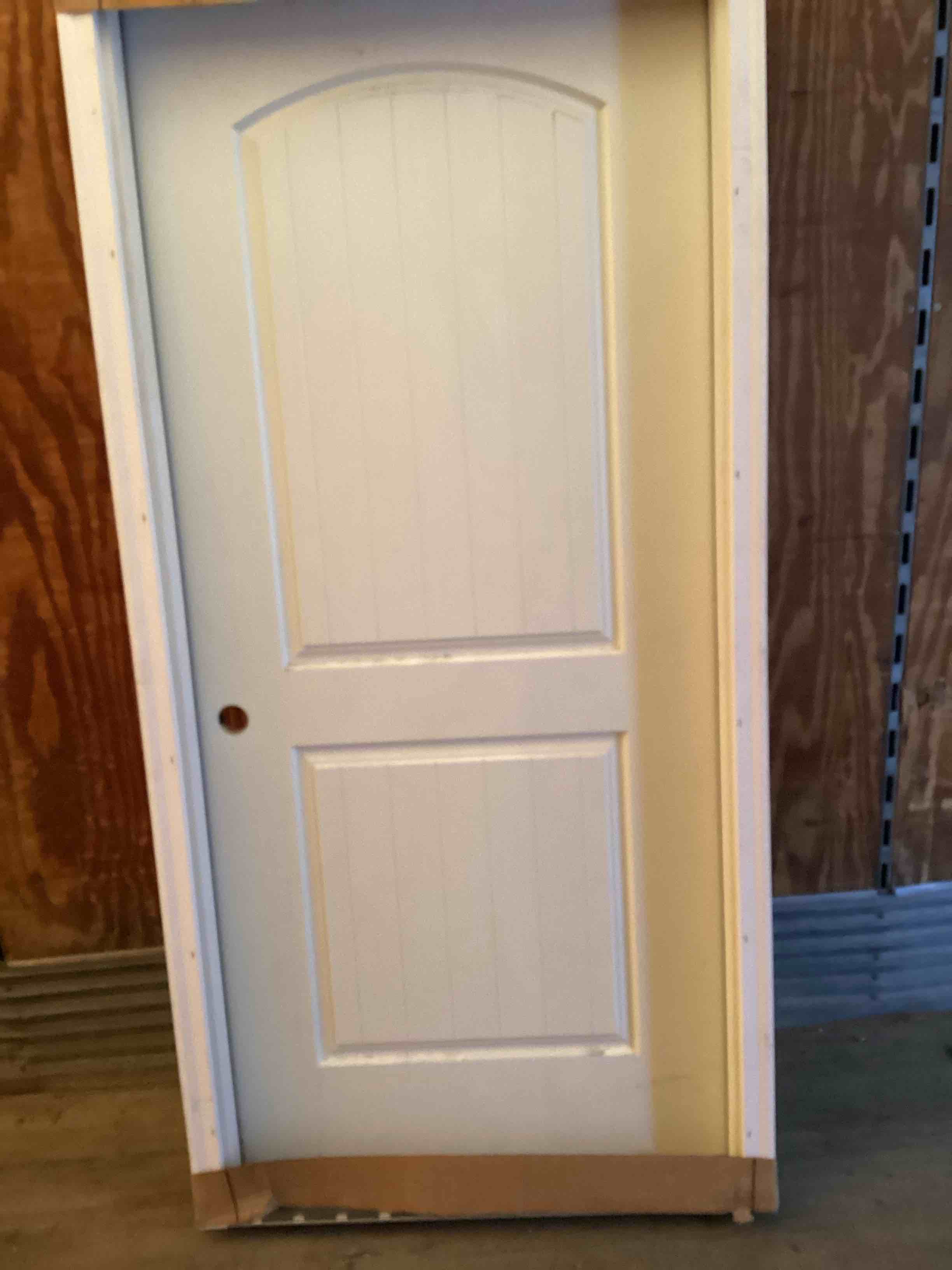 Condition photo showing Good Condition for fire door two panel santa fe arch rh