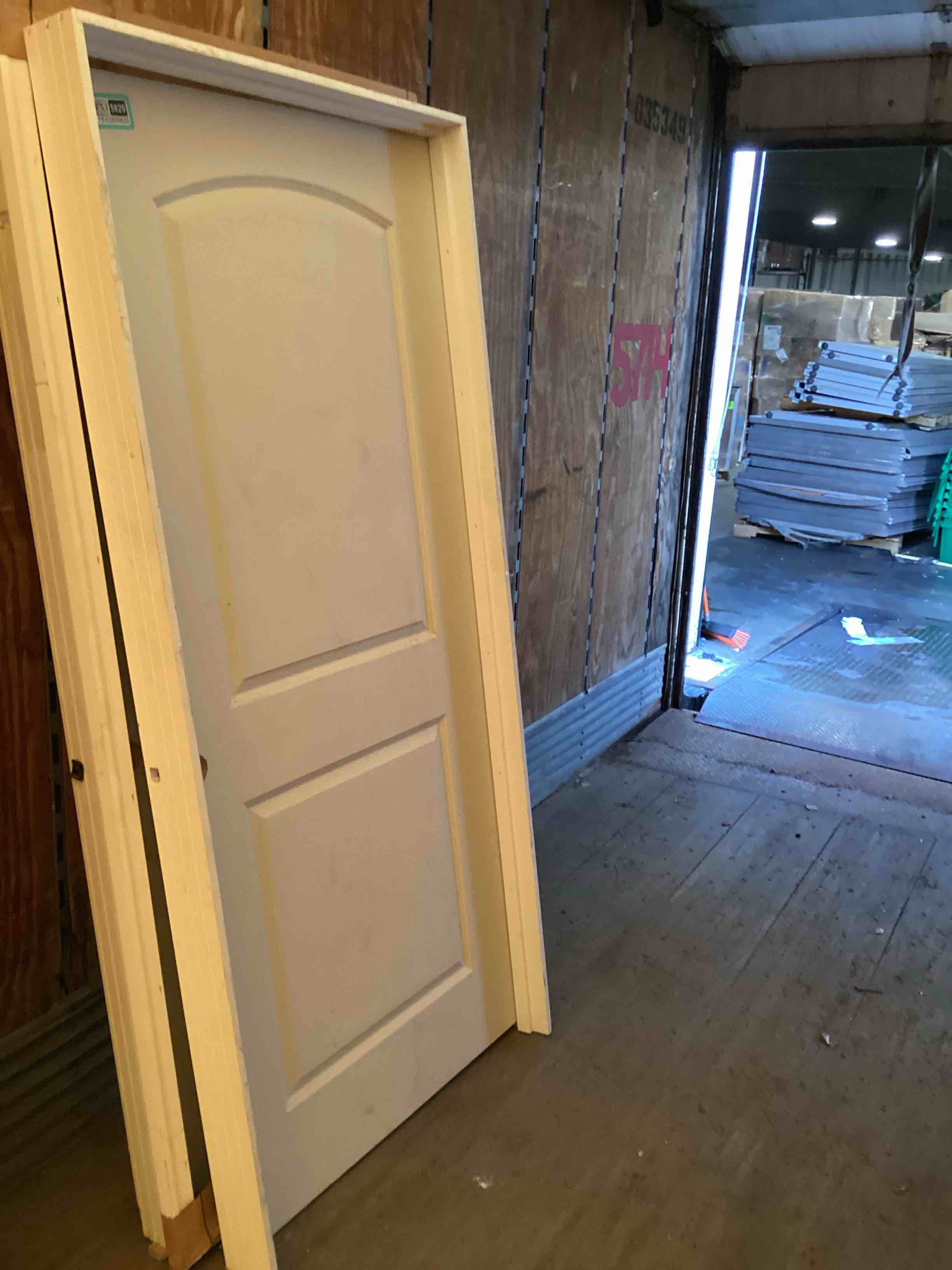 Condition photo showing Good Condition for fire door two panel santa fe arch rh