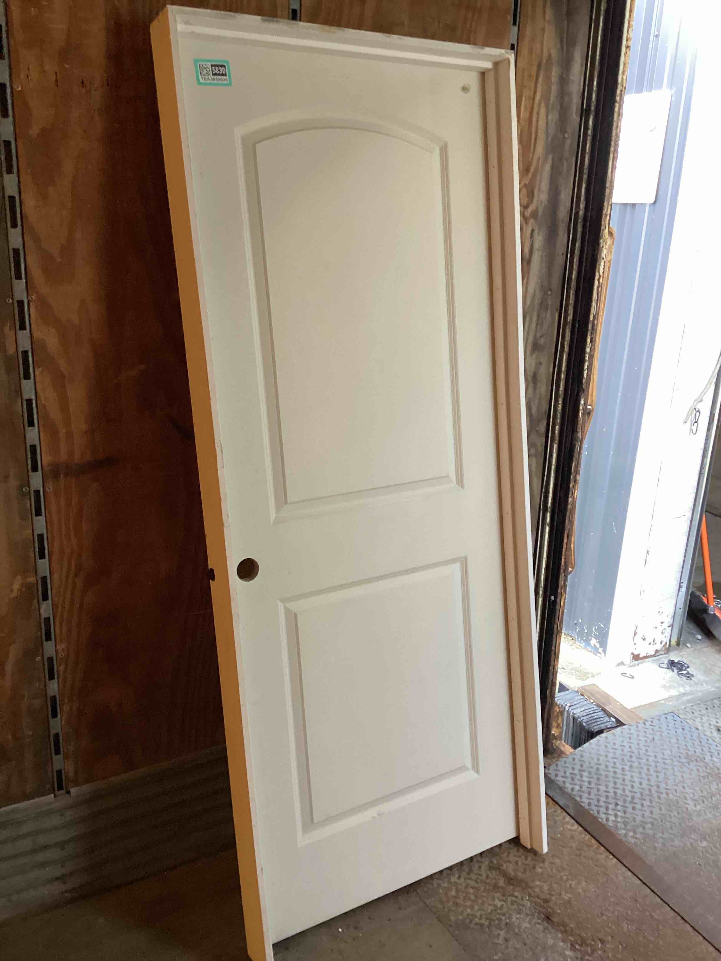 Condition photo showing Good Condition for fire door two panel santa fe arch rh