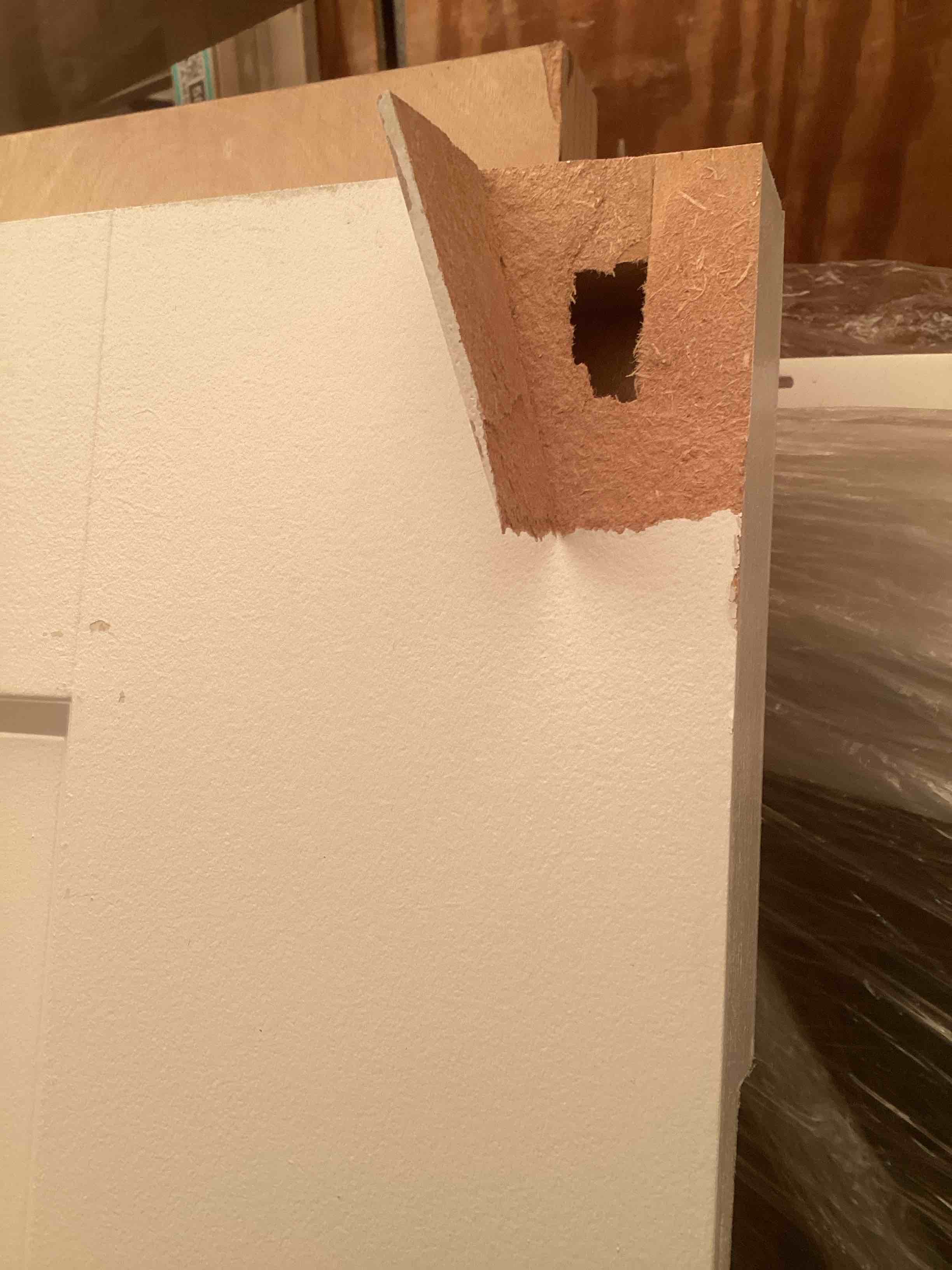 Condition photo showing As Is for interior door 
