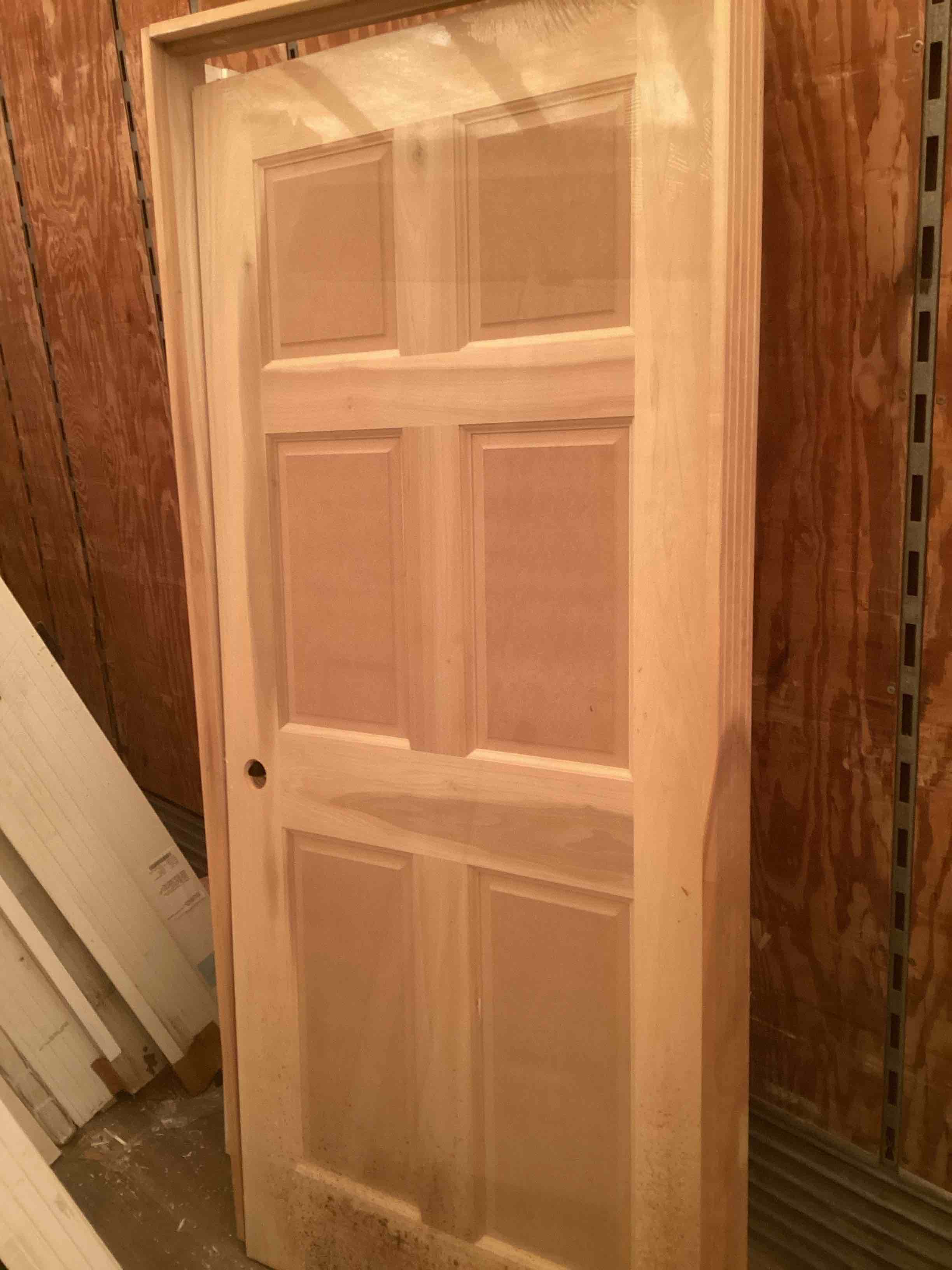 Condition photo showing New/Like New for unfinished interior door