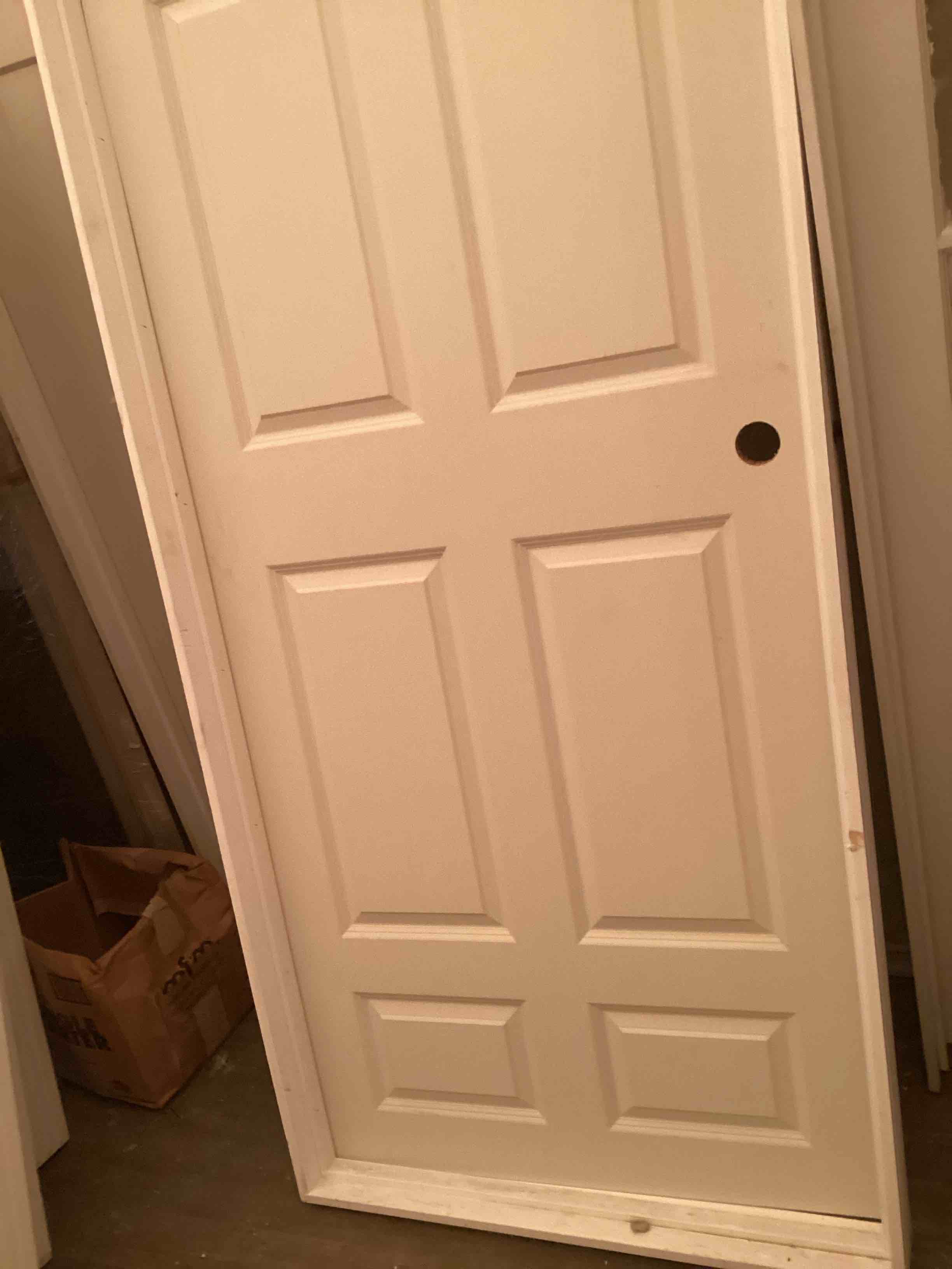 Condition photo showing As Is for interior door