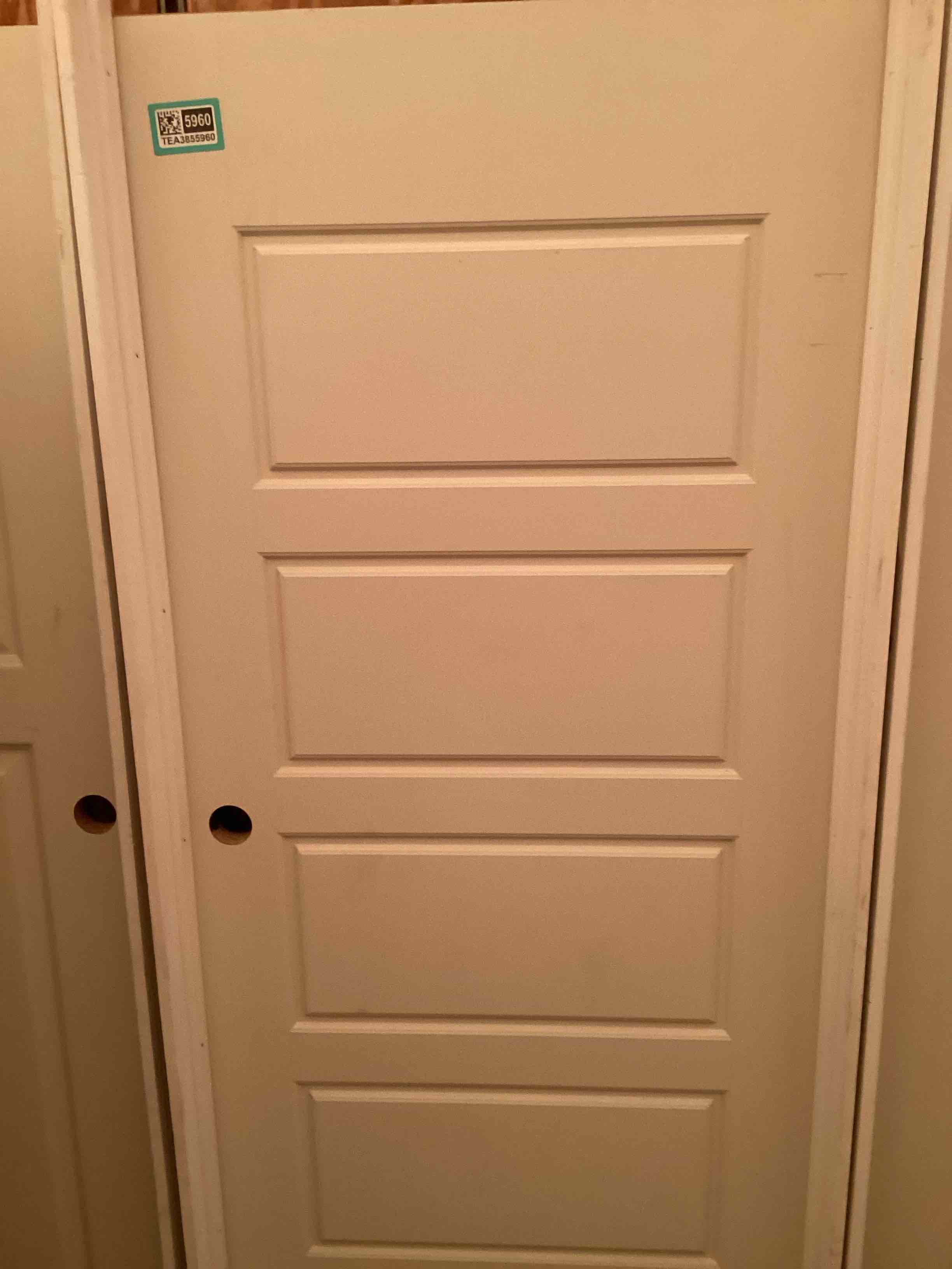 Condition photo showing Good Condition for 5 panel interior door