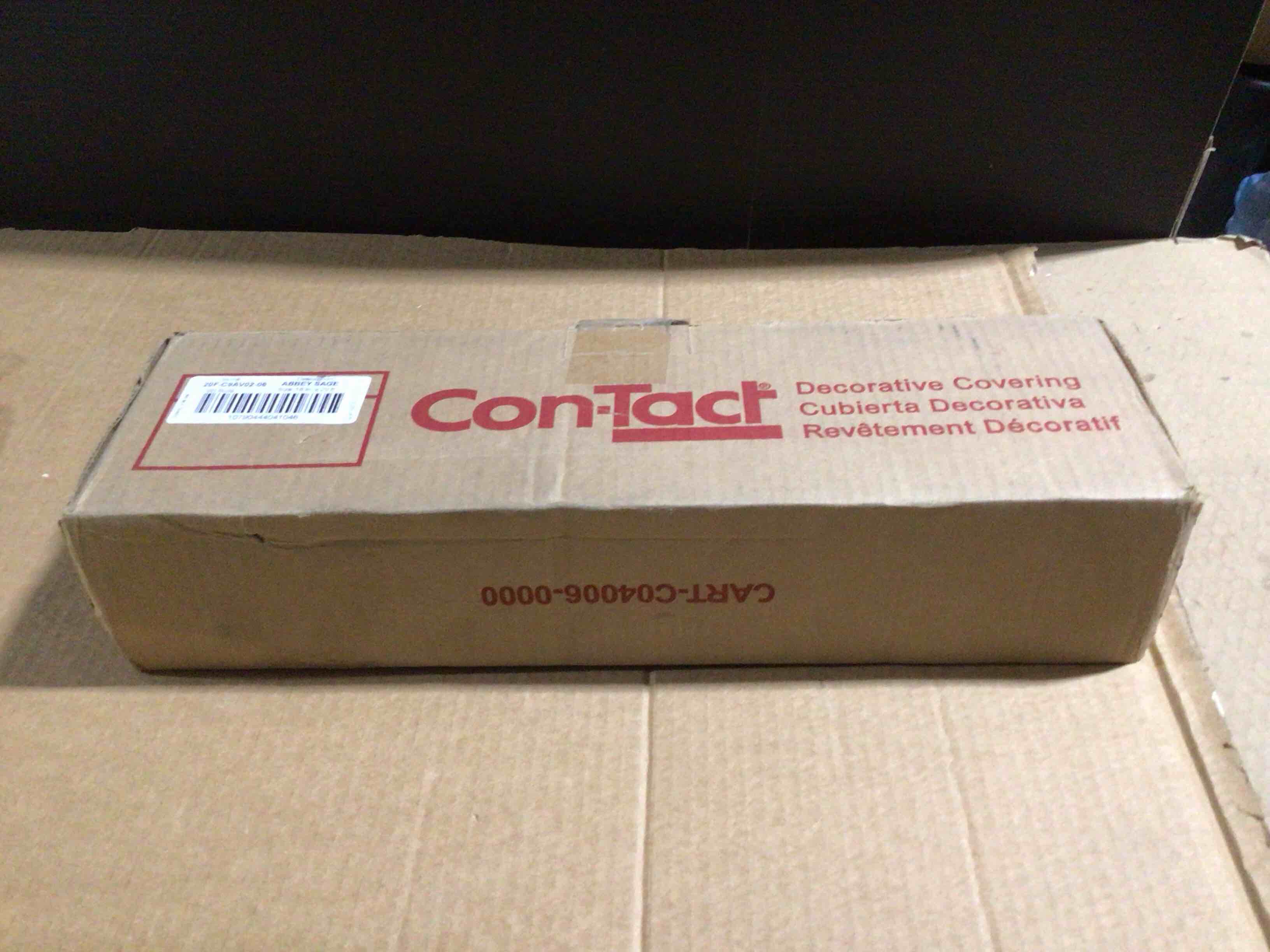 Condition photo showing Brand New for con-tact brand creative covering  20f-c9av02-06  adhesive vinyl shelf liner and drawer liner  abbey sage  18  x 20