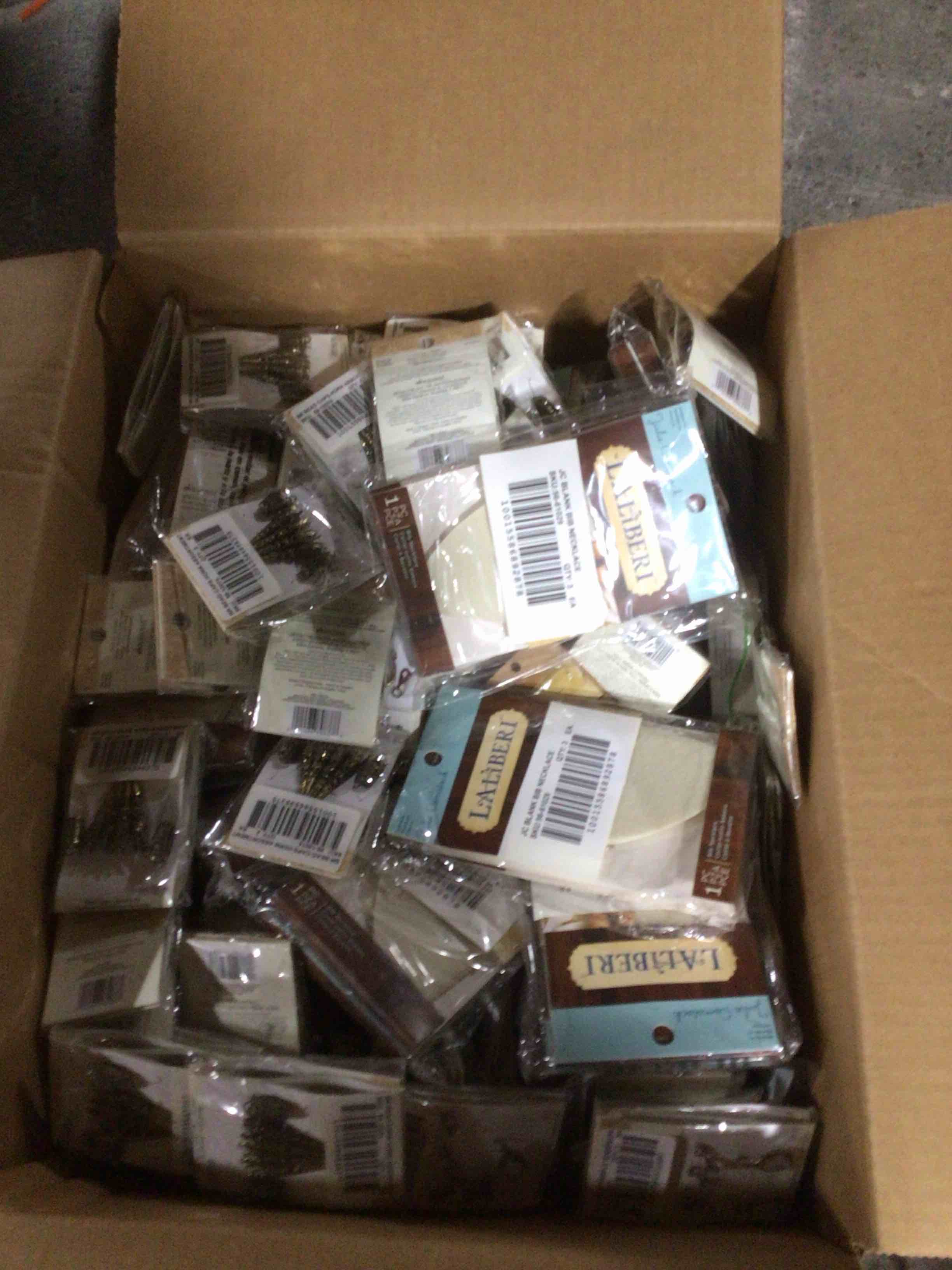 box lot of miscellaneous items 