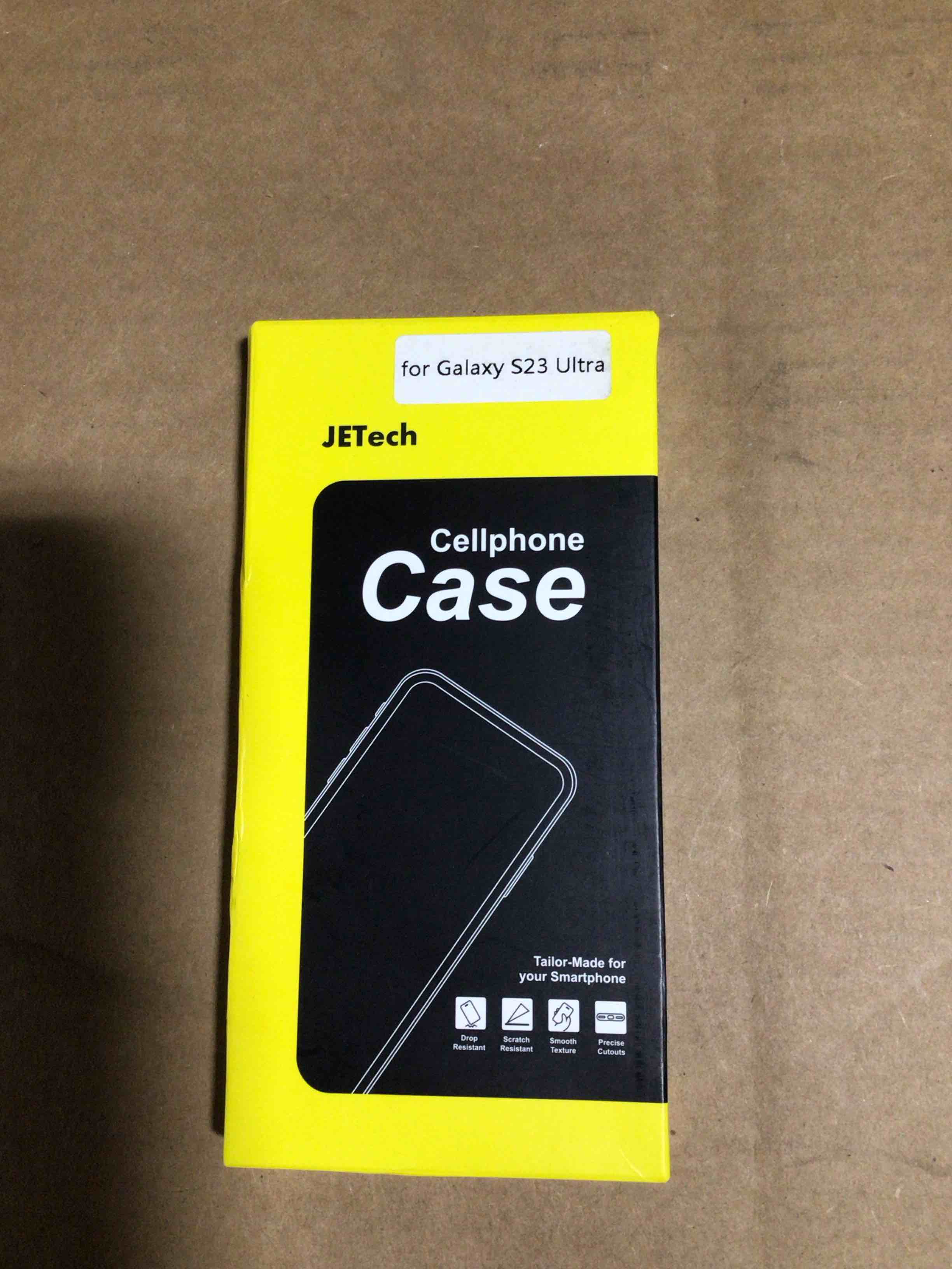 Condition photo showing New/Like New for JETech Matte Case for Samsung Galaxy S23 Ultra 5G 6.8-Inch, Frosted Translucent Back Protective Slim Phone Cover, Anti-Fingerprints (Black)