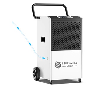 MOISWELL VP170 Explorer 170 Pints Commercial Dehumidifier with Pump and Drain Hose