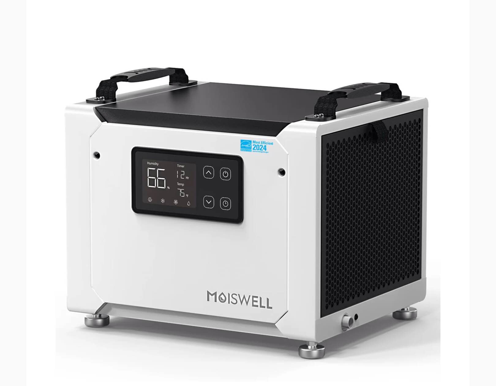 70 Pints Commercial Dehumidifier with Drain Hose for Basement & Home | MOISWELL Defender ME-7