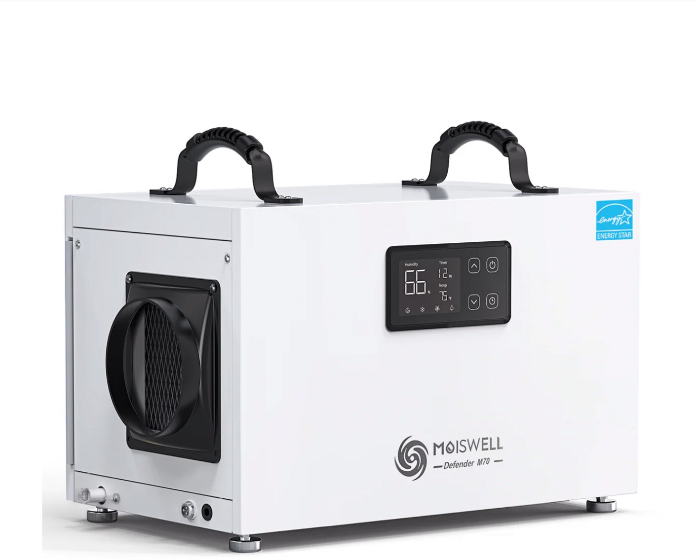 145 Pints Commercial Dehumidifier for Crawlspace & Large Basement | Defender M70