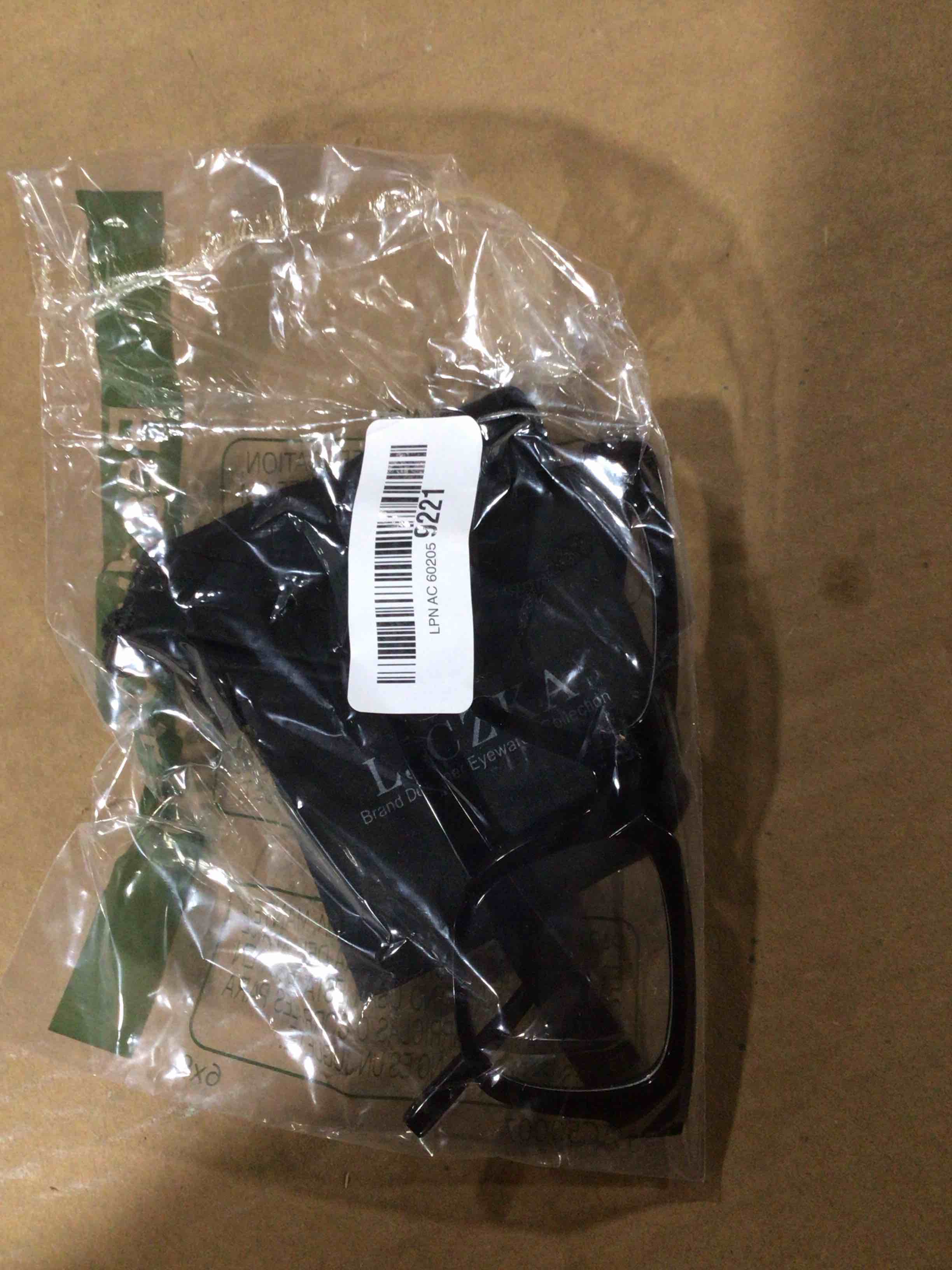 Condition photo showing New/Like New for LJCZKA Blue Light Blocking Glasses for Women Men Retro Square Frame Eyeglasses Anti Eyestrain Eyewear Computer Glasses Bright Black