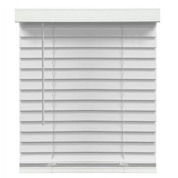 richfield studios 2" cordless faux wood blinds, white