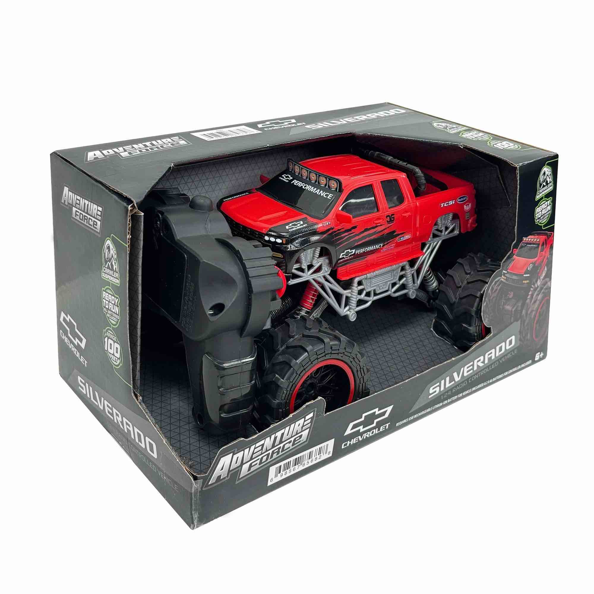 adventure force 1:24 silverado 4x4 radio control cars