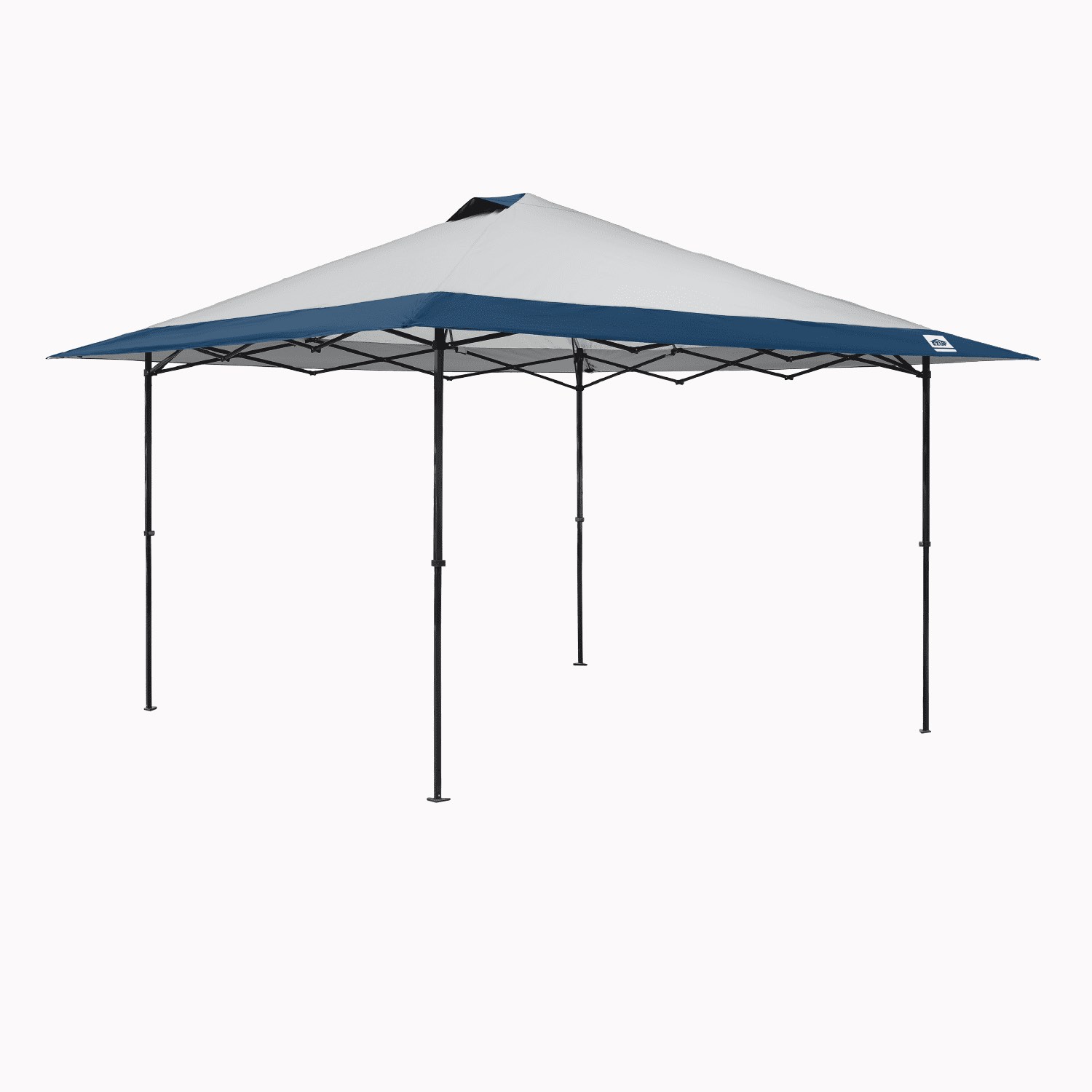 e-z up 13x13 one-up instant canopy tent – pop up outdoor shade tent with vented top, adjustable height & roller bag