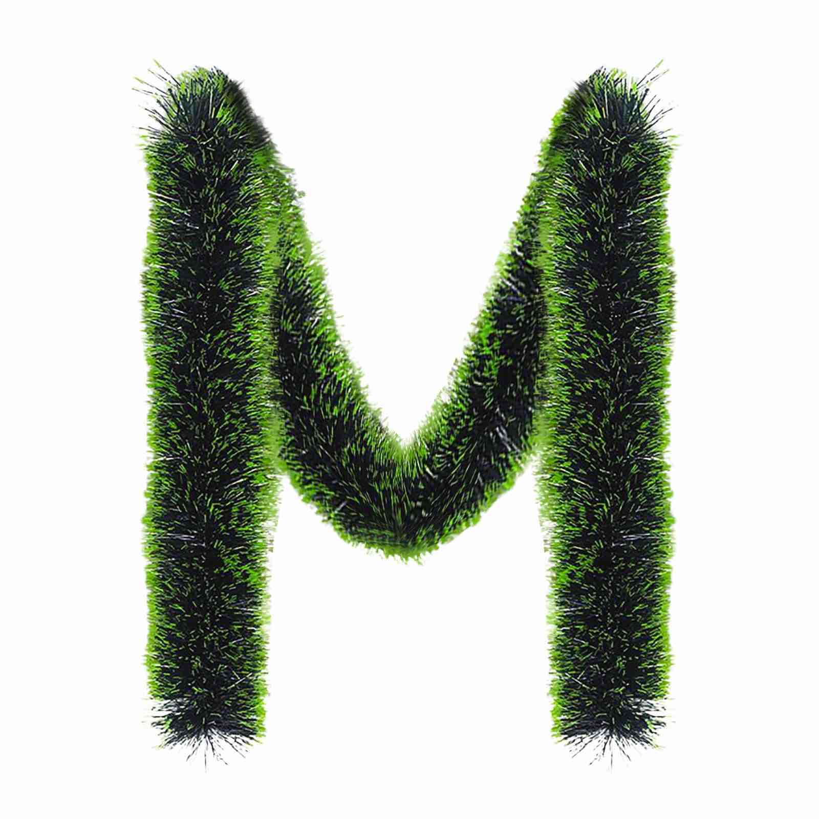 Pack of 2 Moocorvic 6.56 FT Christmas Garland Xmas Tree Decorations, Green Artificial Tinsel Garland for Indoor & Outdoor Home Decor