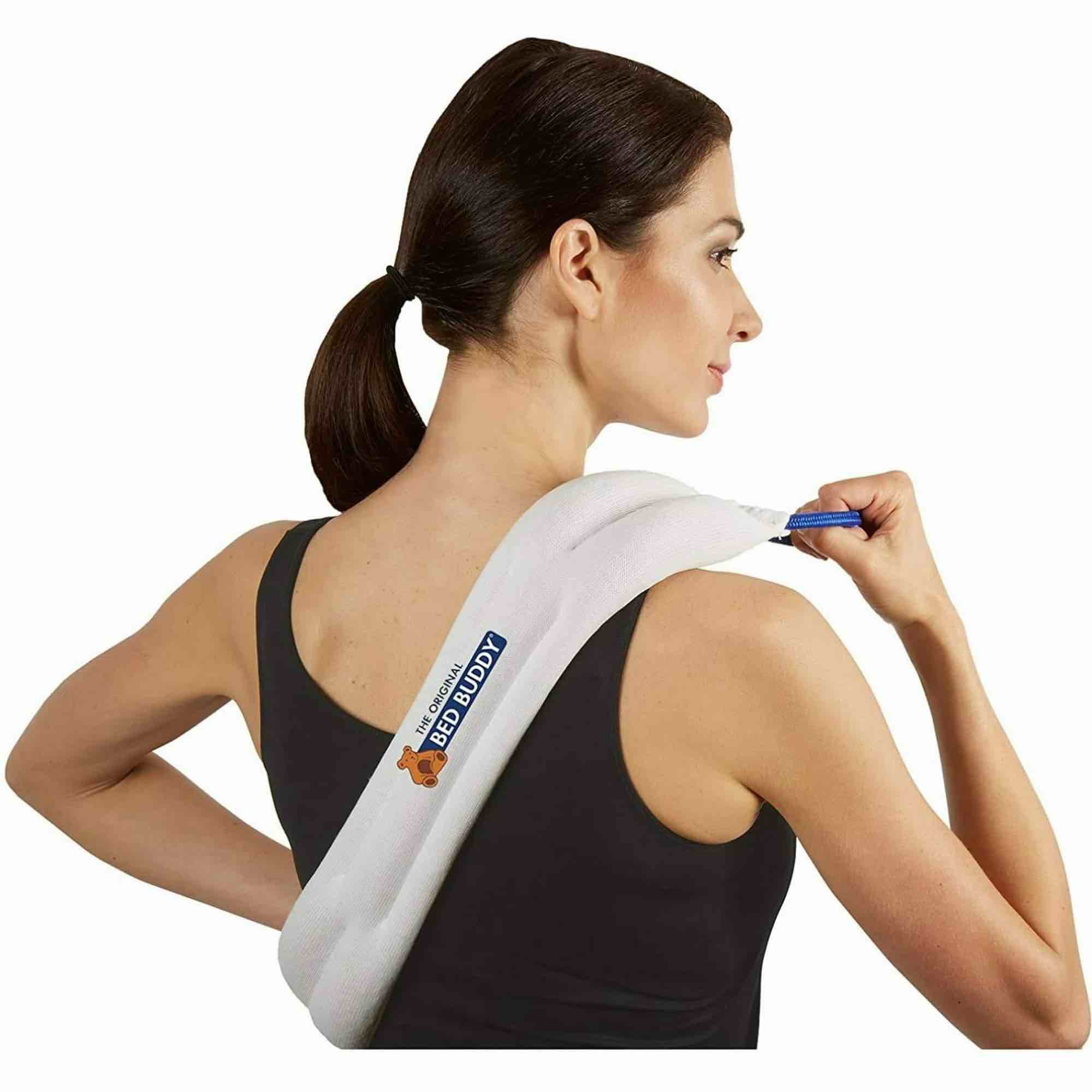 Carex Bed Buddy Heat Pad and Cooling Neck Wrap  Microwave Heating Pad for Sore Muscles  Cold Wrap Pack for Aches and Pain