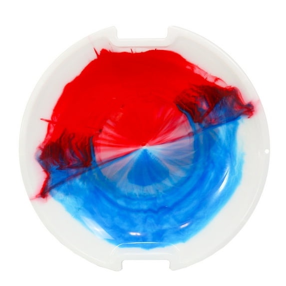 Pack of 3 EMSCO Sports Products 26" All American Super Saucer Disc Sled – Red White Blue Tie-Dye