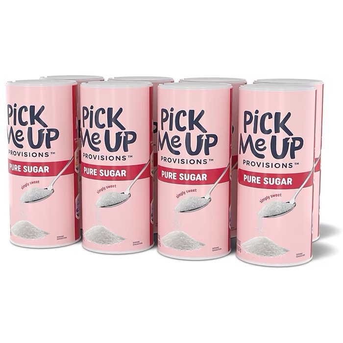 Pick Me Up Provisions™ Pure Sugar, 22 oz. Canister, 7/Pack (PM62430/90698) 
