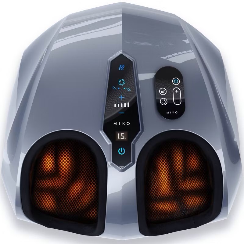 shiatsu foot massager machine with multiple functions and heat